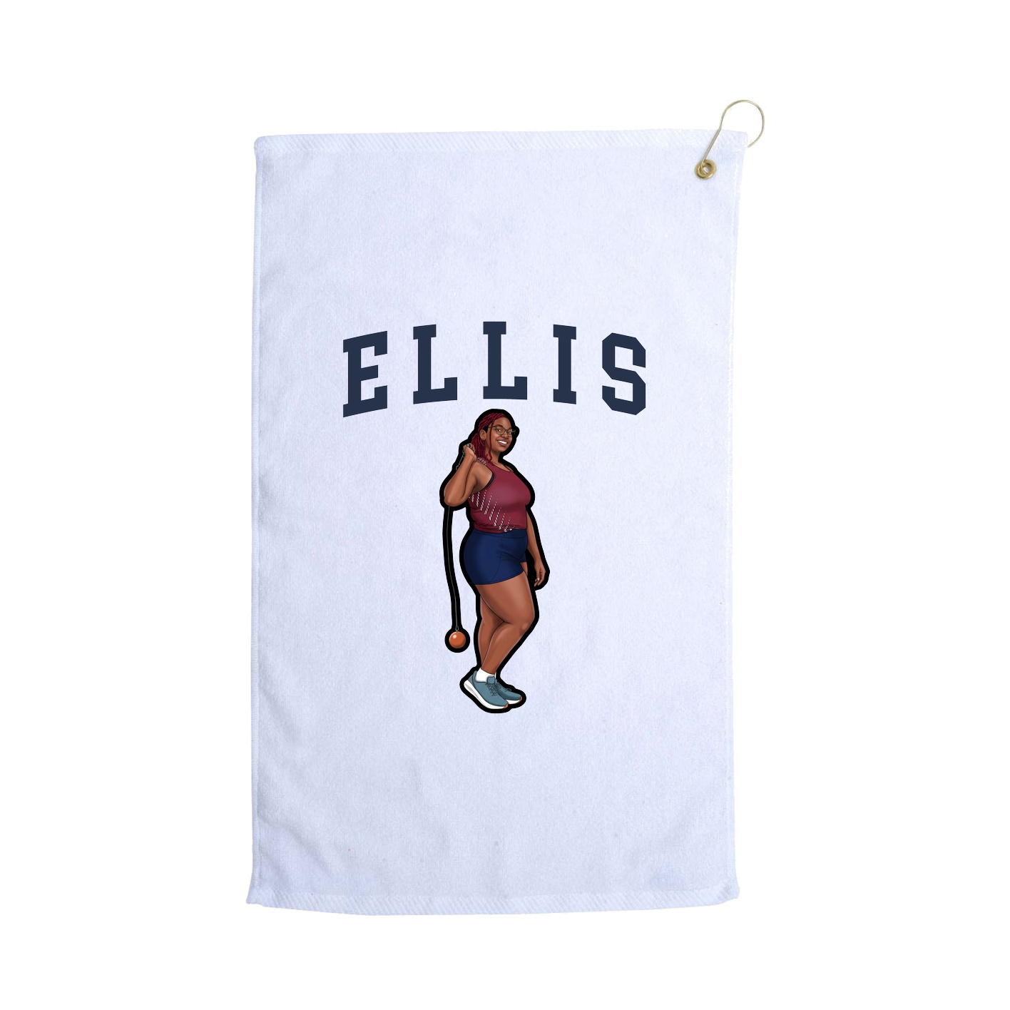 Golf Towel — Shirsey in White
