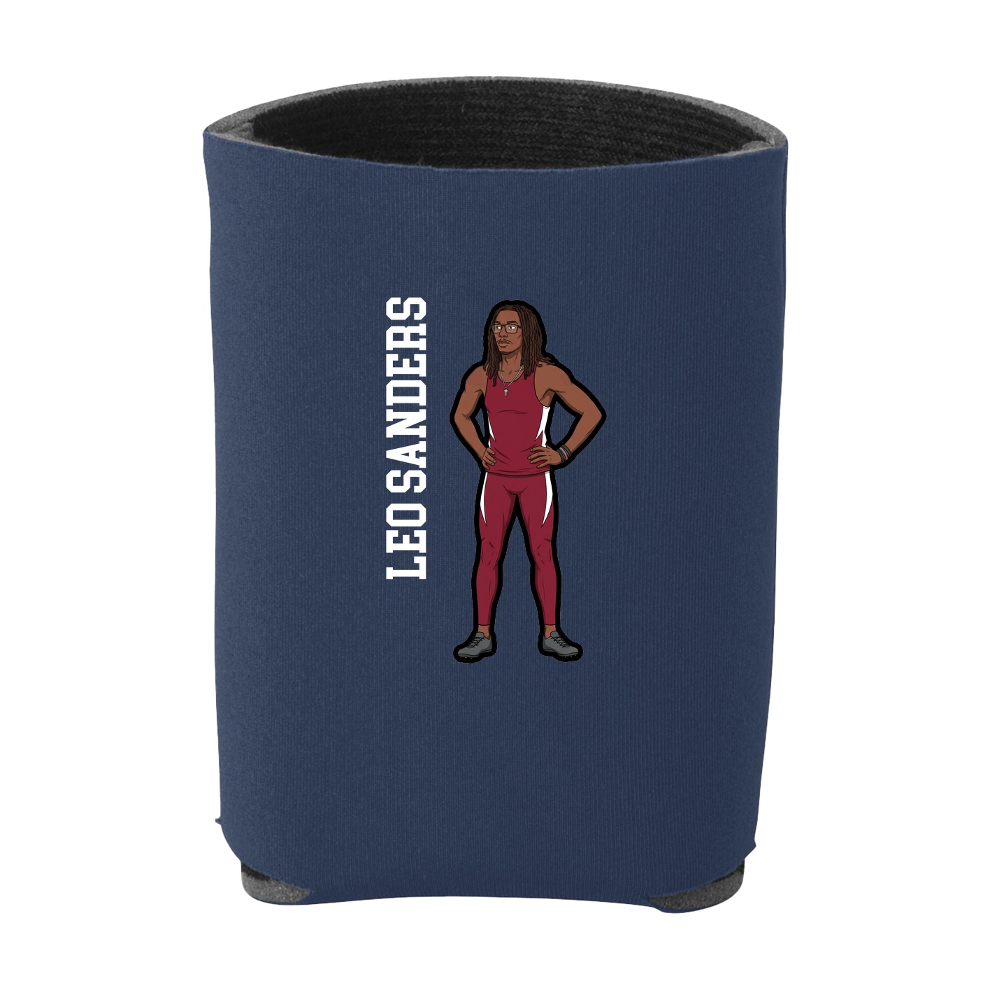 Can Holder — Name Vertical in Navy