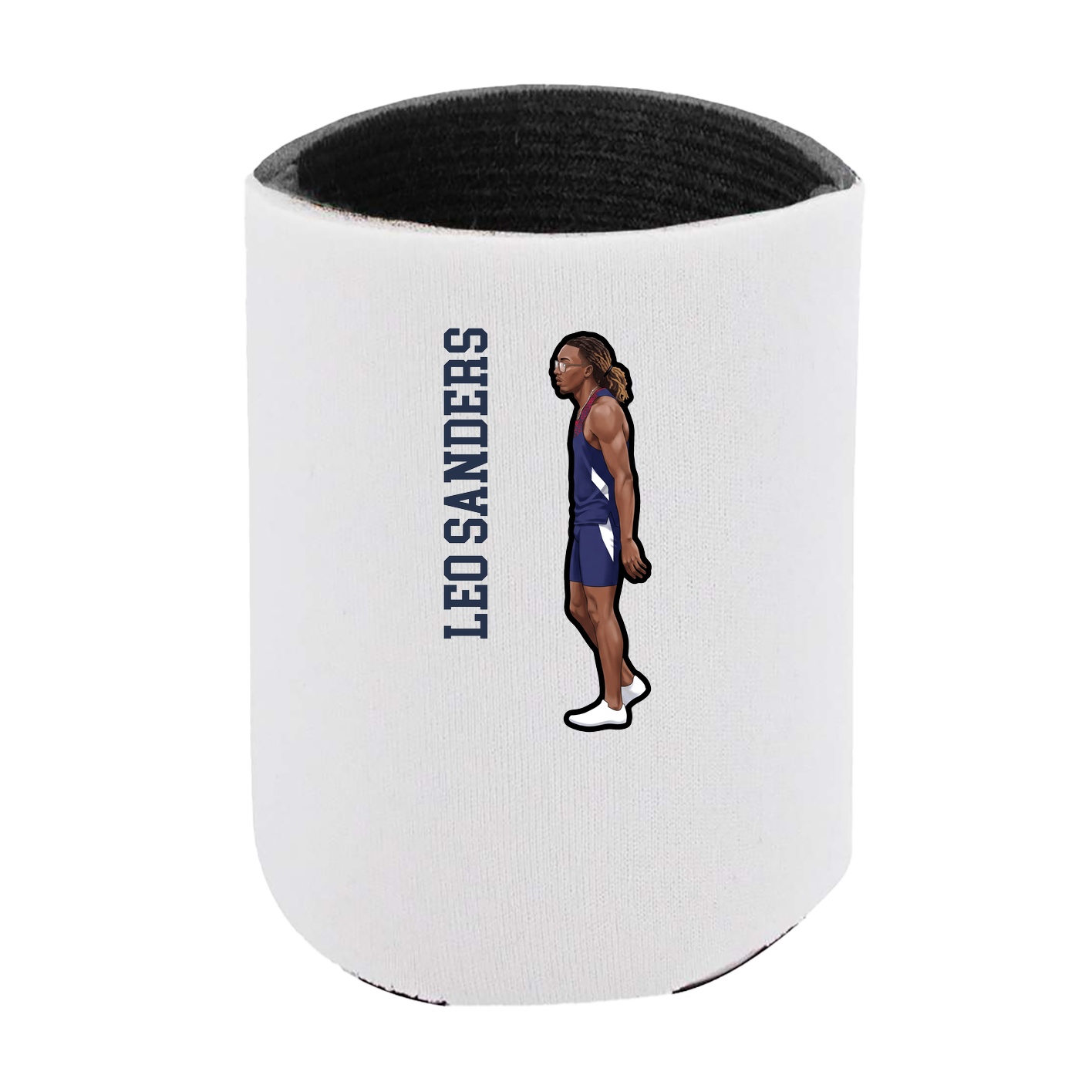 Can Holder — Name Vertical in White