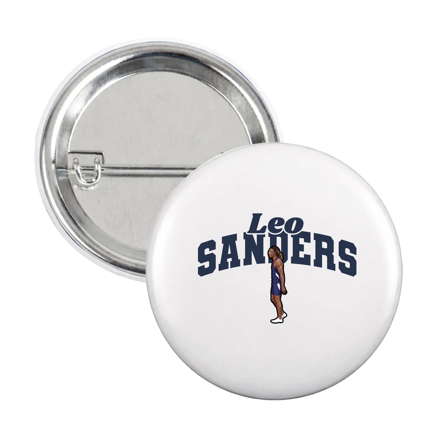 Game Day Button — Signature Arch in White