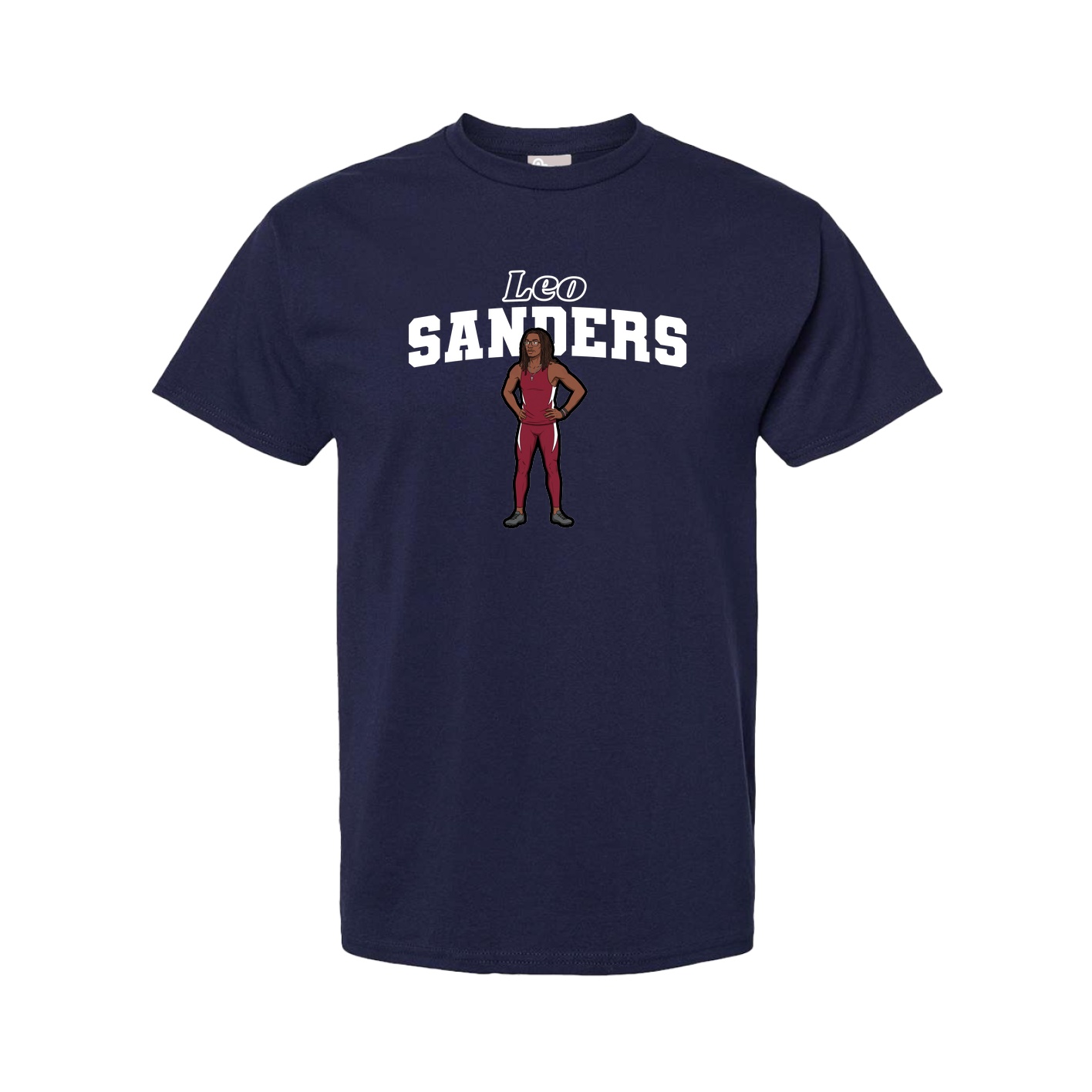 Youth Tee — Name Arch in Navy