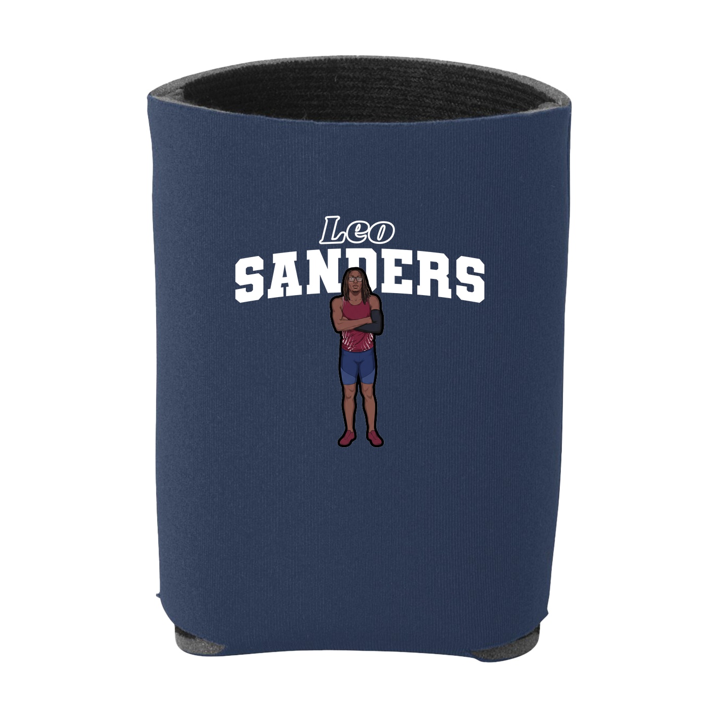 Can Holder — Name Arch in Navy