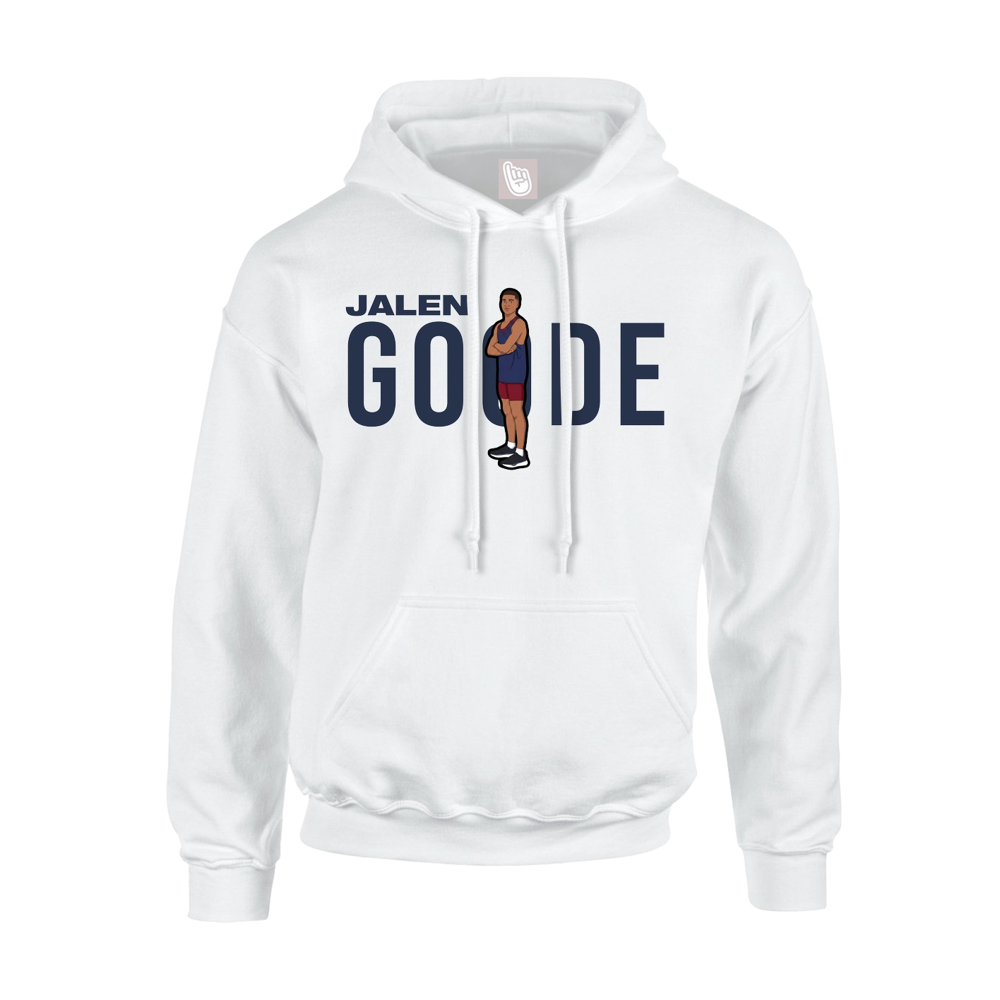 Hoodie — Player Name in White