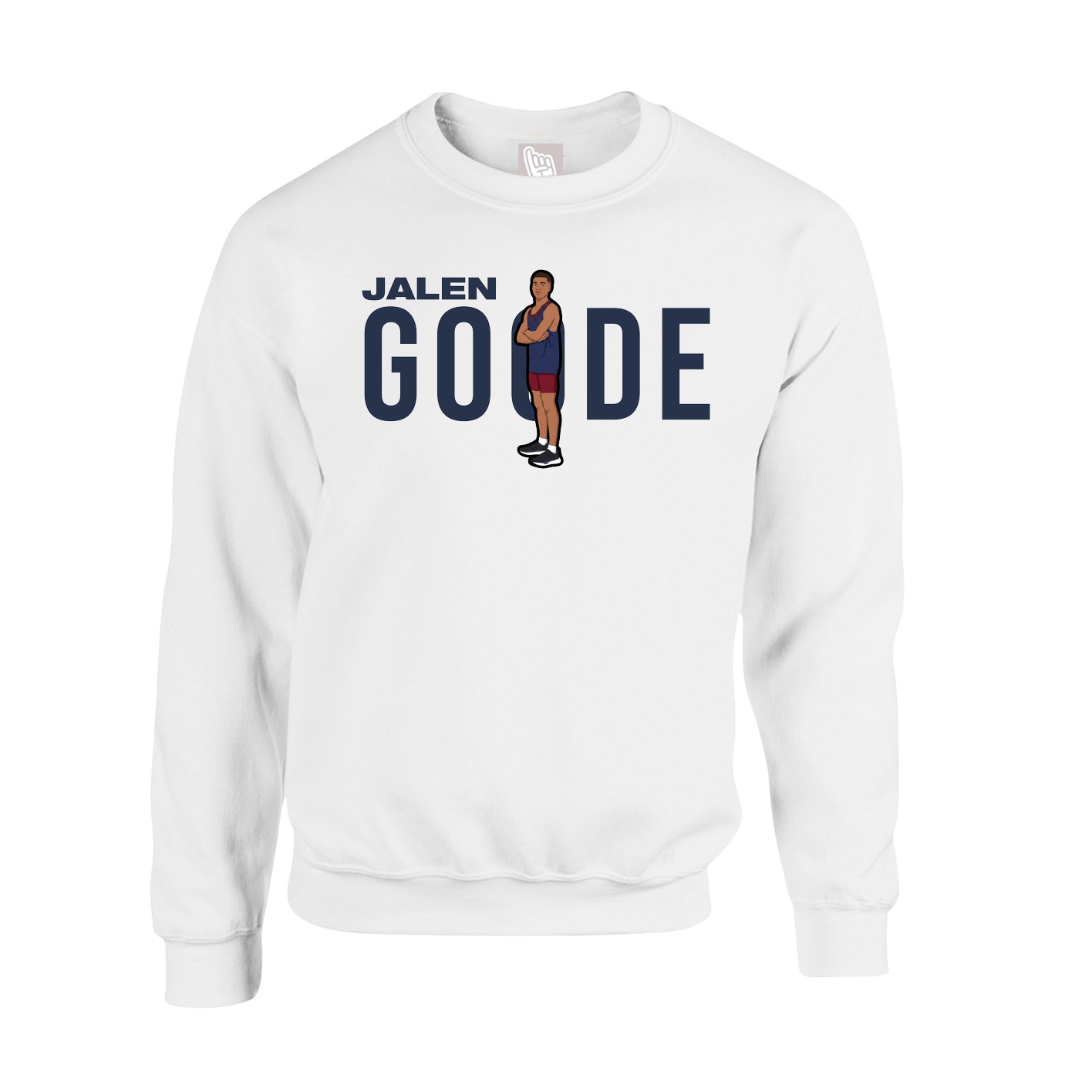 Fleece Crew — Player Name in White