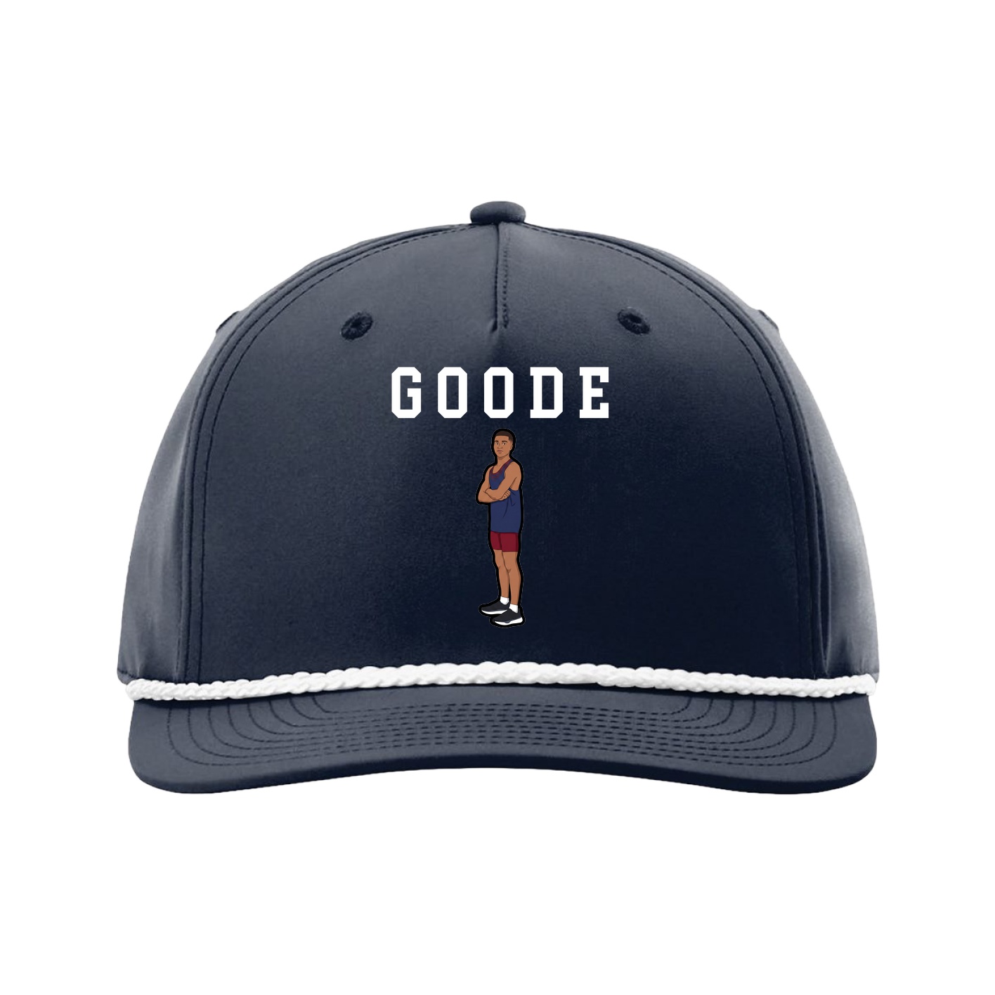 Five-Panel Classic Rope Cap — Shirsey in Navy
