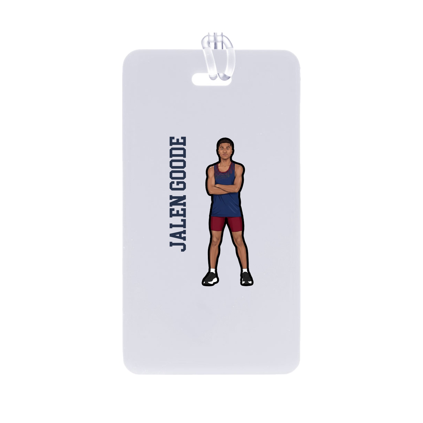 Bag Tag — Name Vertical in Classic