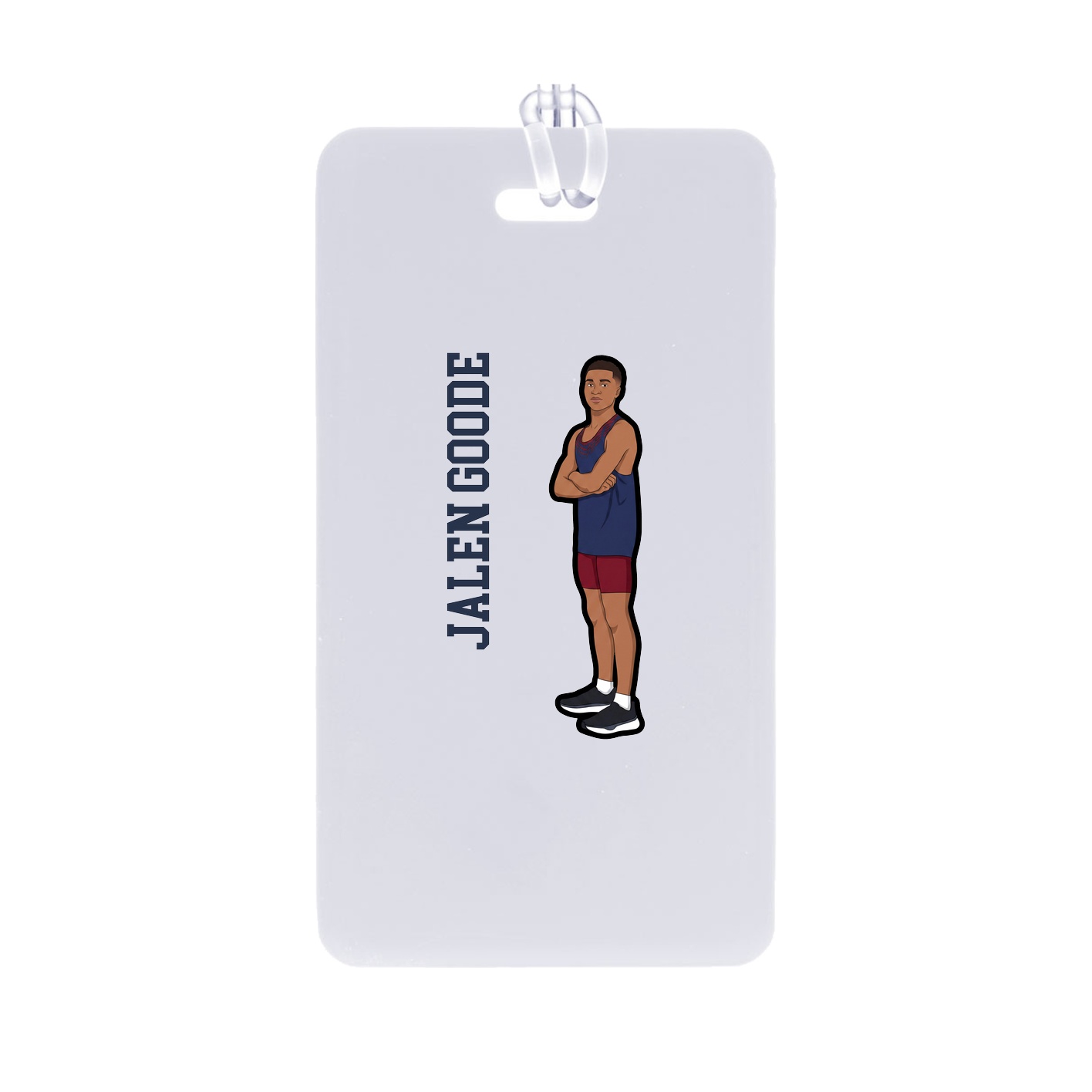 Bag Tag — Name Vertical in Classic