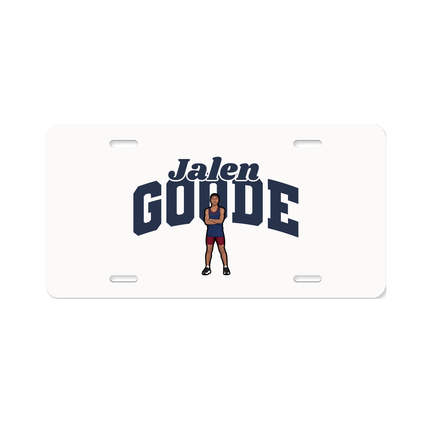 License Plate — Signature Arch in Classic