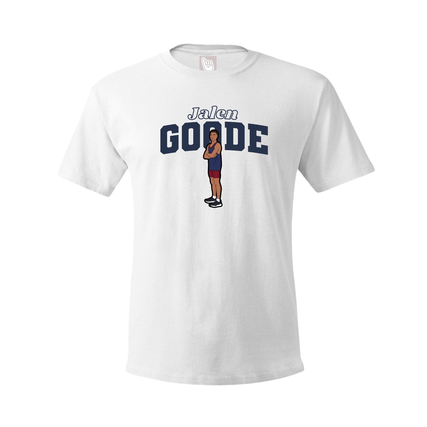 Tee — Name Arch in White