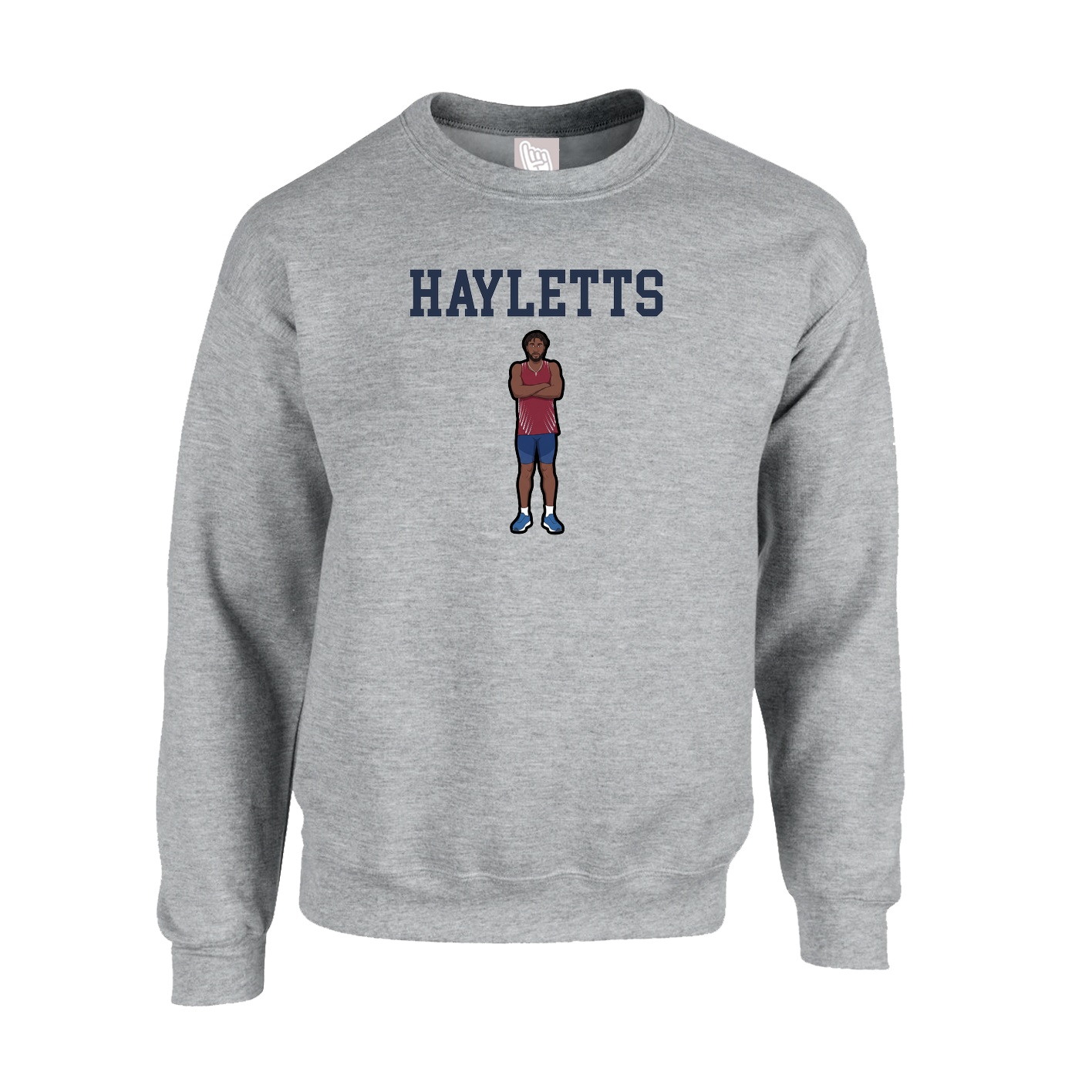 Fleece Crew — Shirsey in Grey
