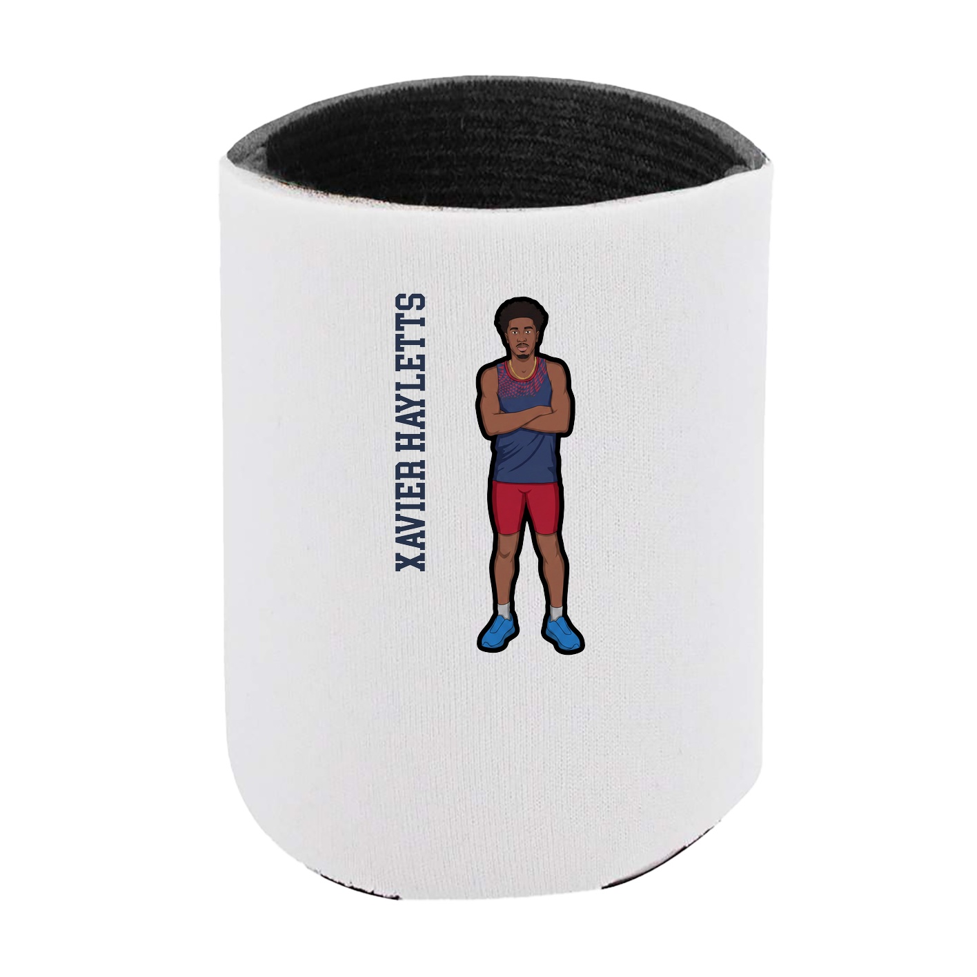 Can Holder — Name Vertical in White