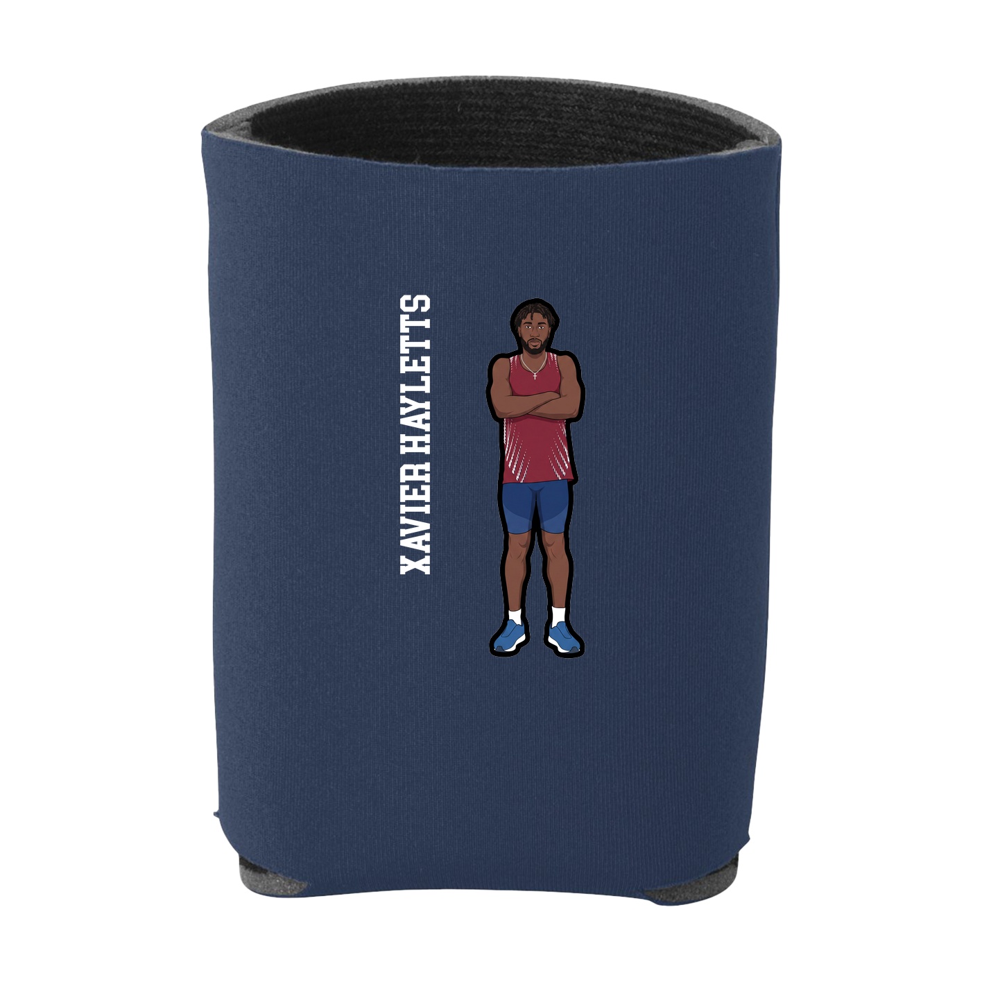 Can Holder — Name Vertical in Navy