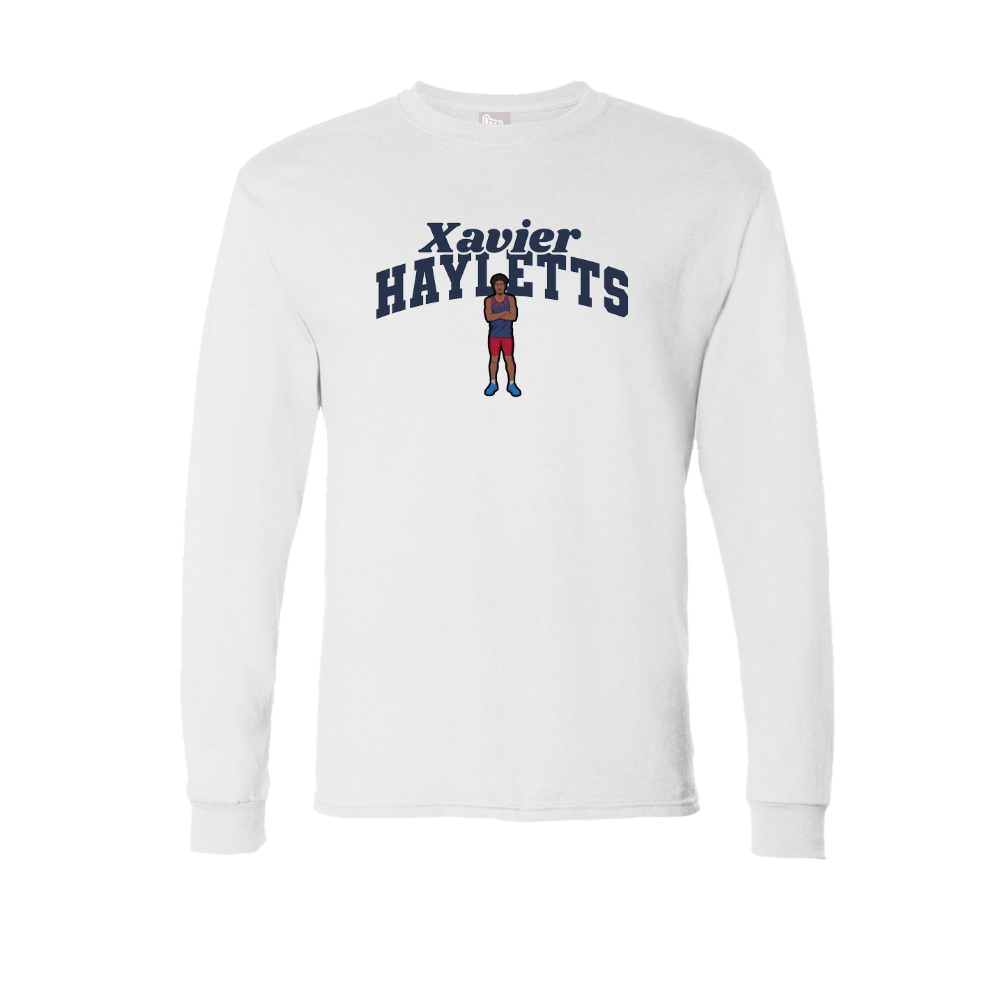 Long Sleeve Tee — Signature Arch in White
