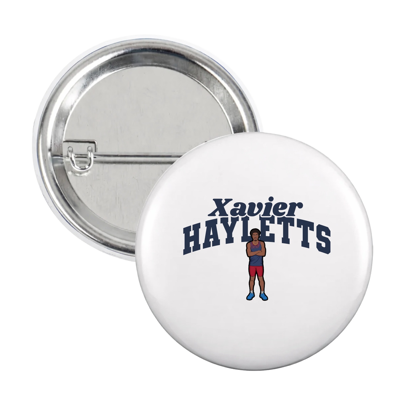 Game Day Button — Signature Arch in White
