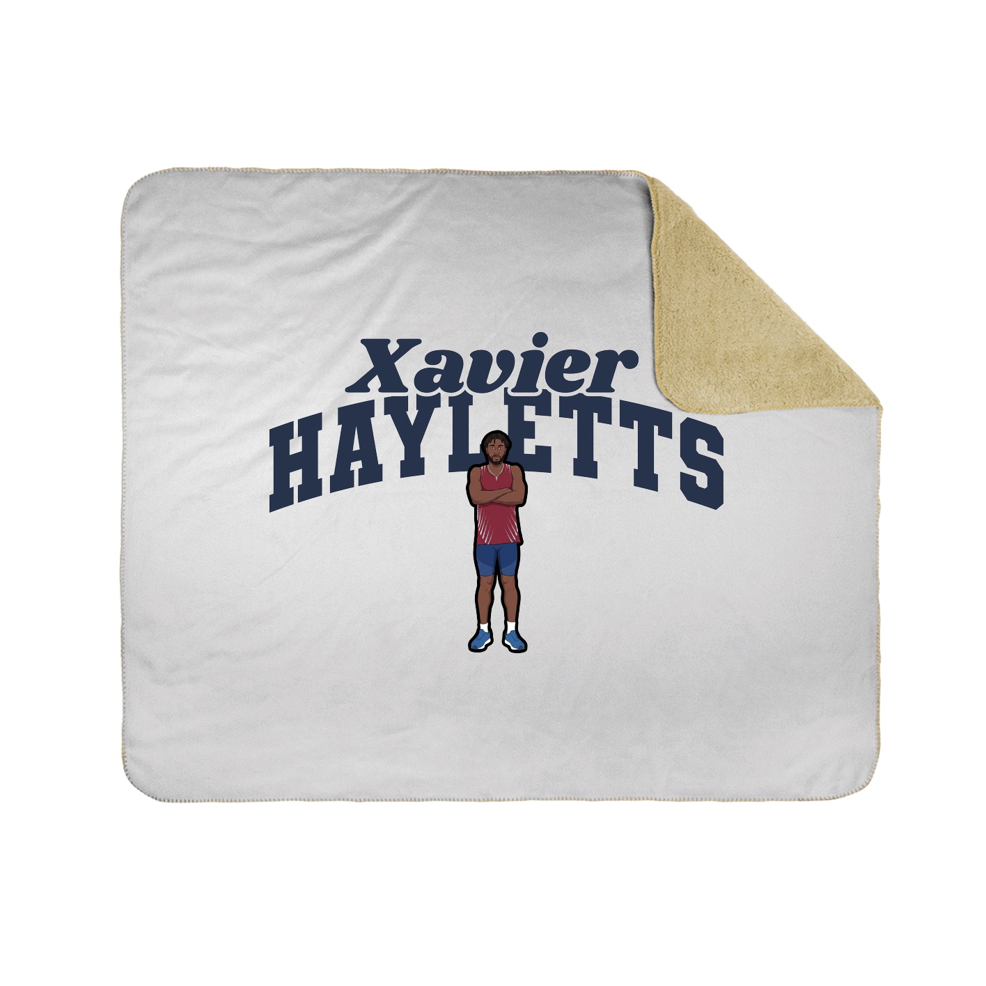 Throw Blanket — Signature Arch in White
