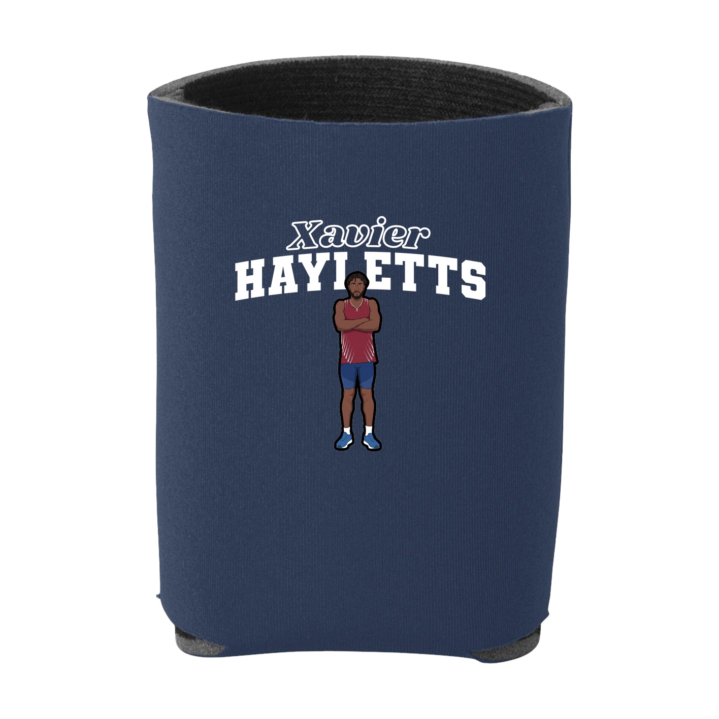 Can Holder — Name Arch in Navy