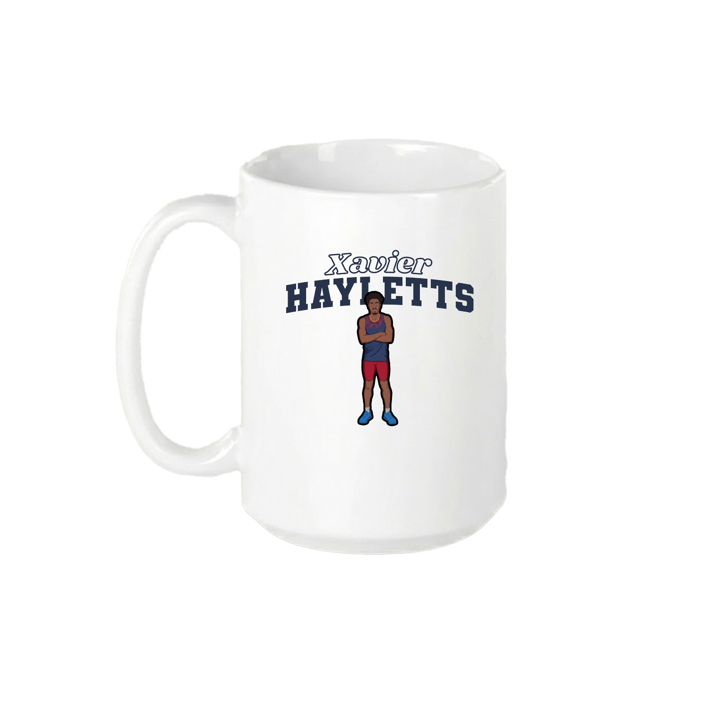15oz Coffee Mug — Name Arch in White