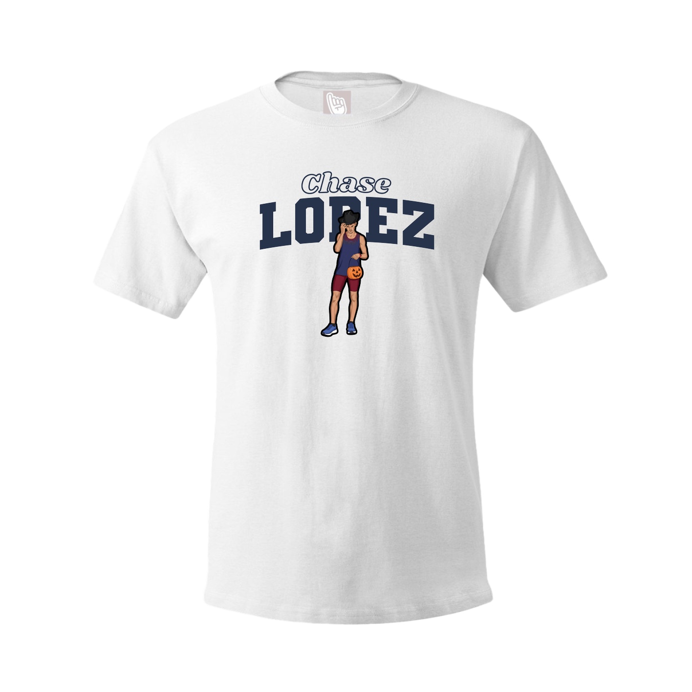 Tee — Name Arch in White
