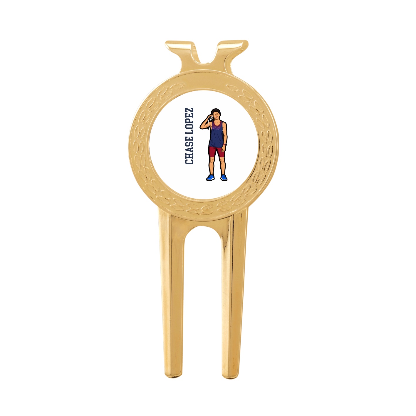 Divot Tool with Ball Marker — Name Vertical in Classic