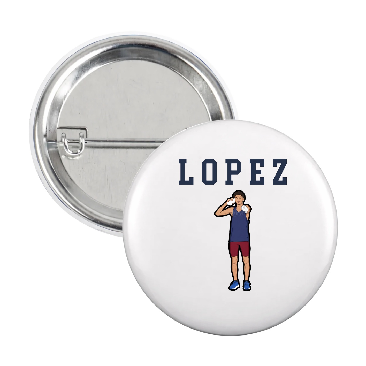 Game Day Button — Shirsey in White