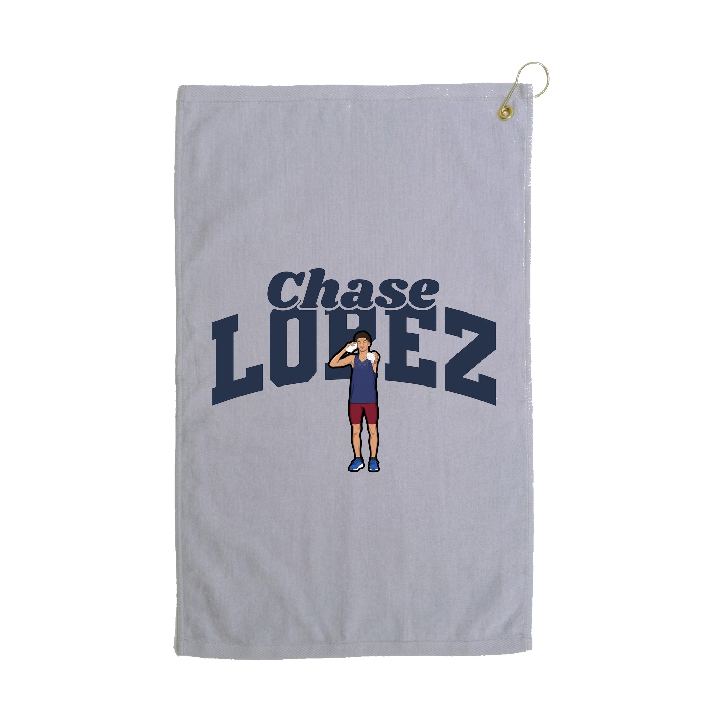 Golf Towel — Signature Arch in Grey