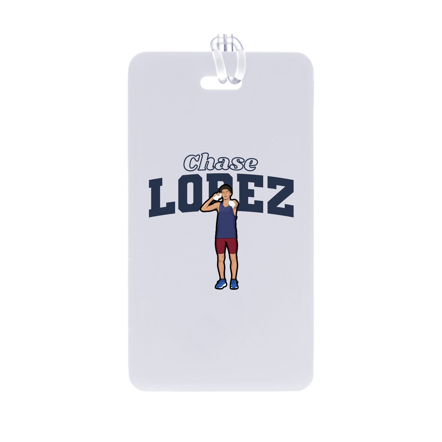 Bag Tag — Name Arch in Classic