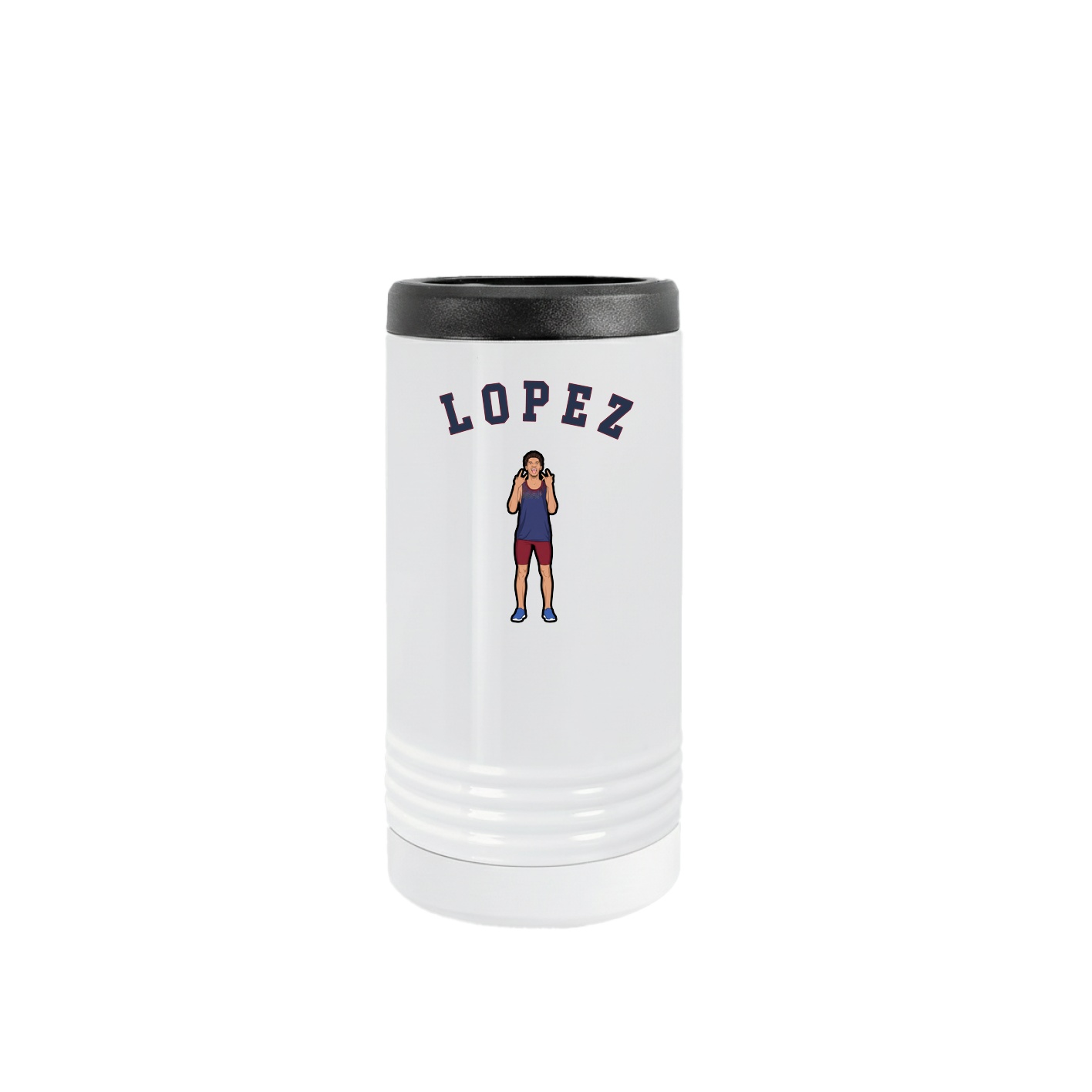 Slim Beverage Holder — Shirsey Arch in White