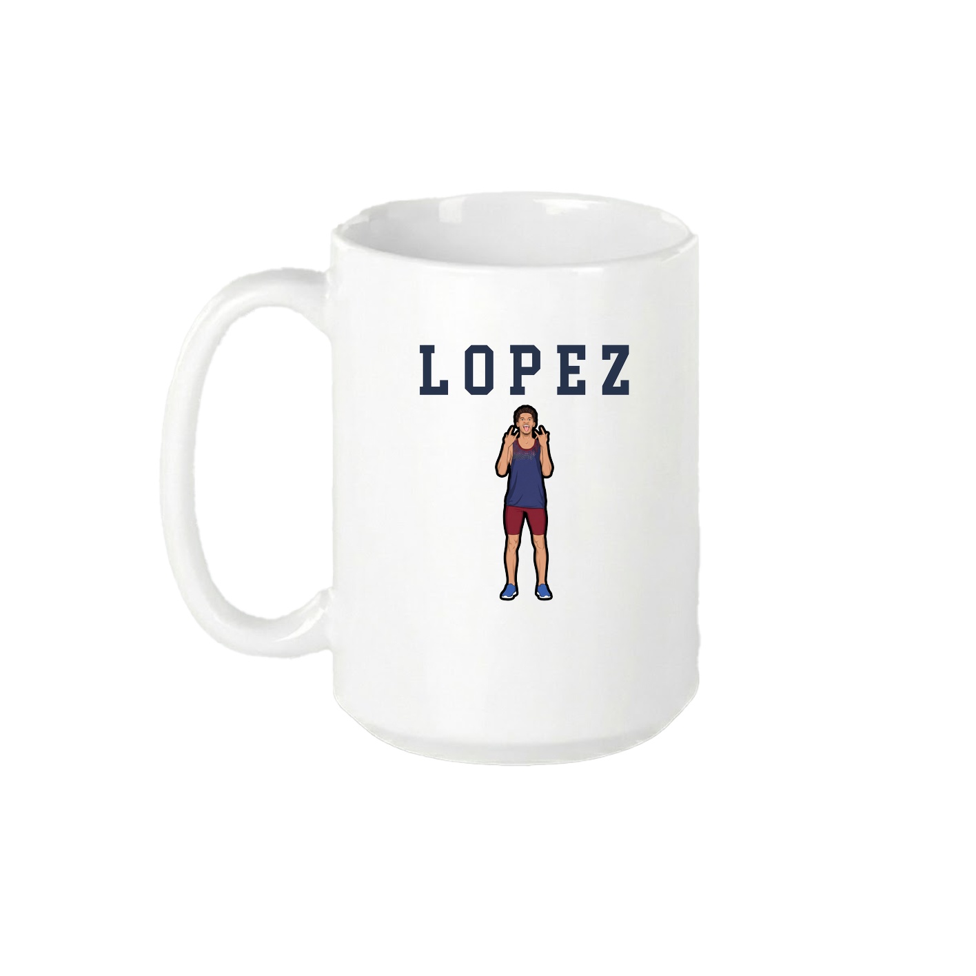 15oz Coffee Mug — Shirsey in White