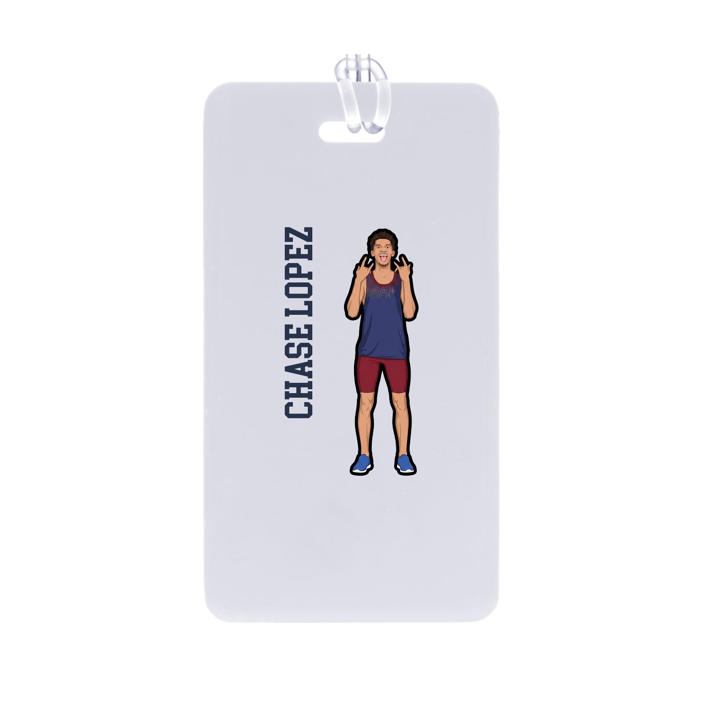 Bag Tag — Name Vertical in Classic