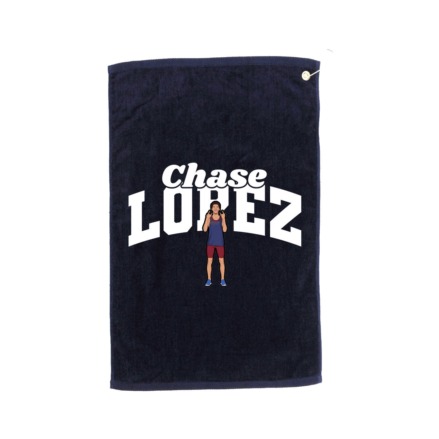 Golf Towel — Signature Arch in Navy