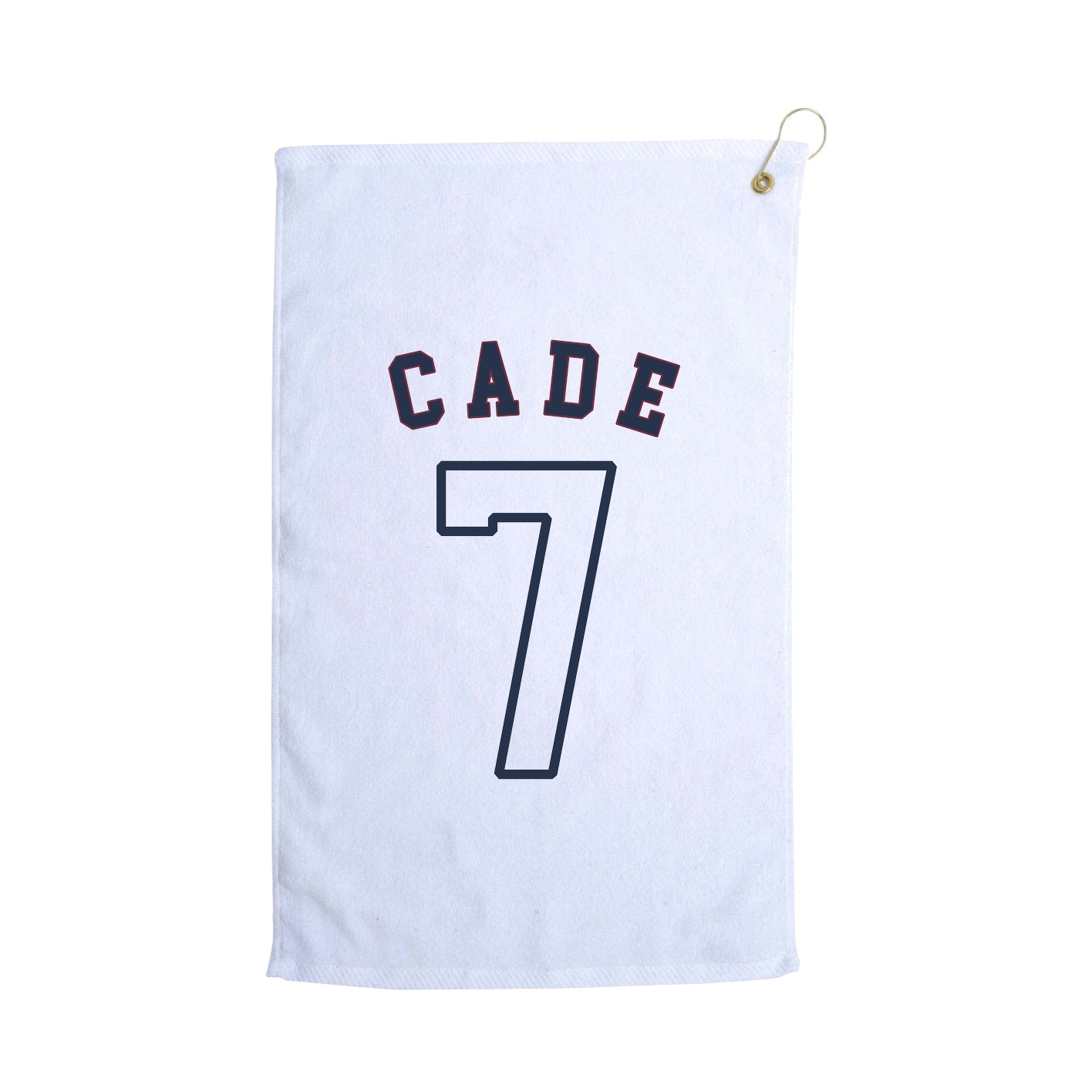Golf Towel — Shirsey Arch in White