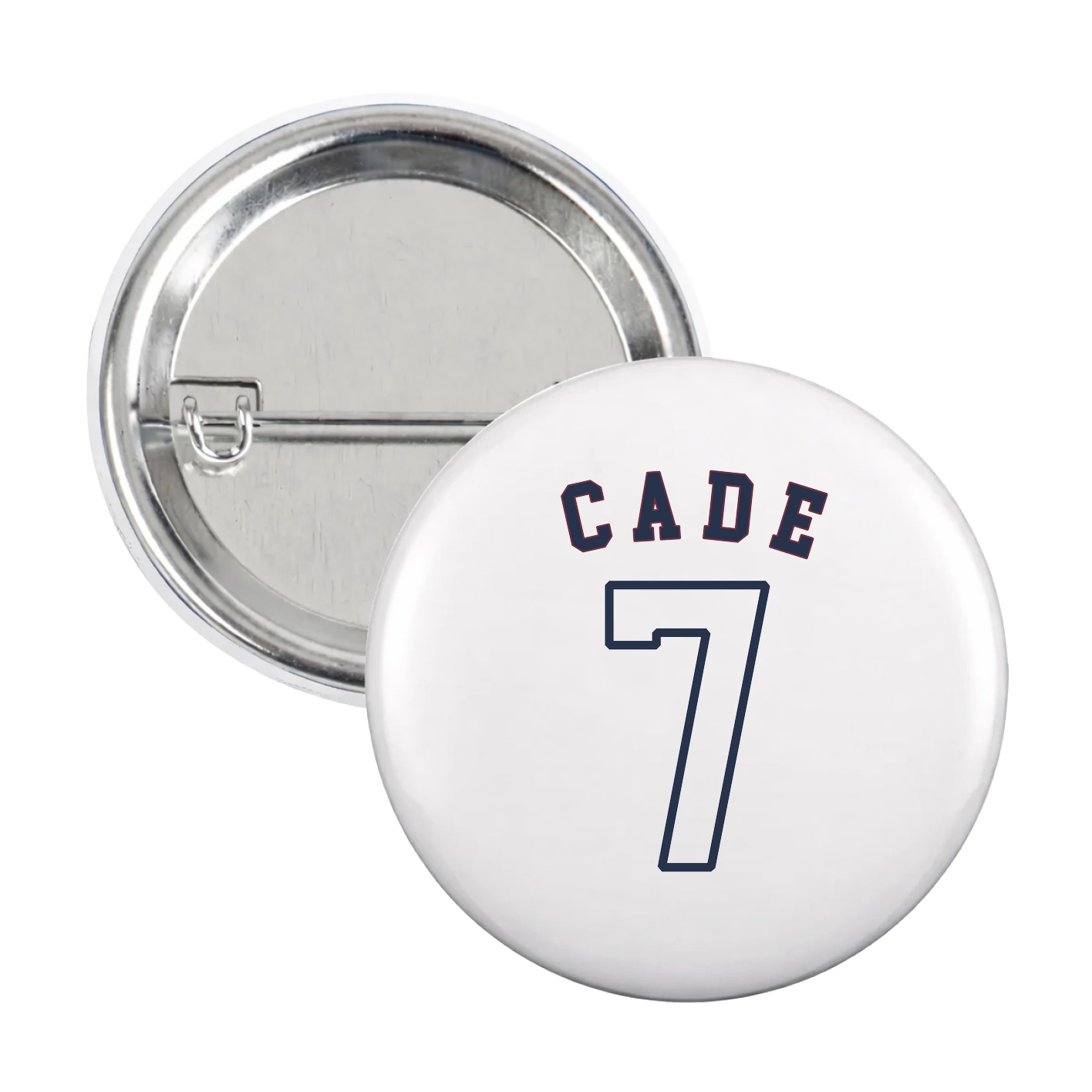 Game Day Button — Shirsey Arch in White
