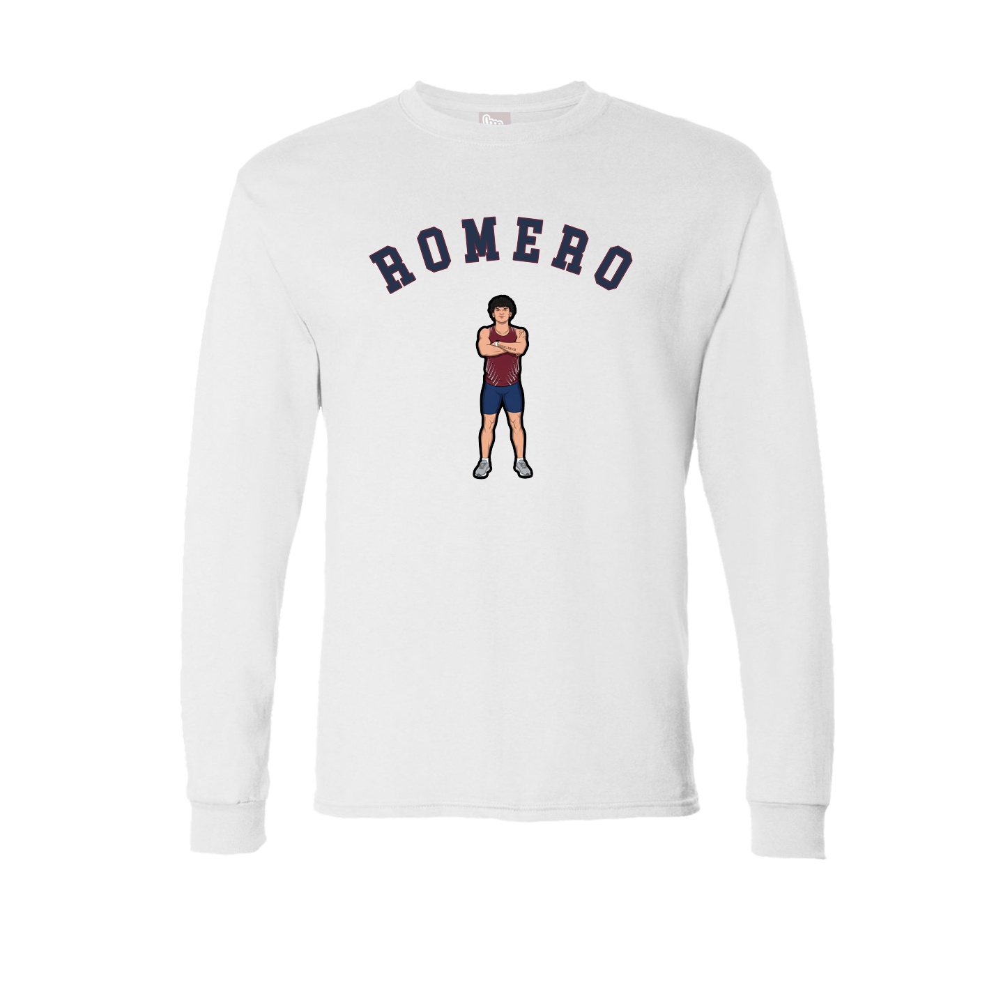 Long Sleeve Tee — Shirsey Arch in White