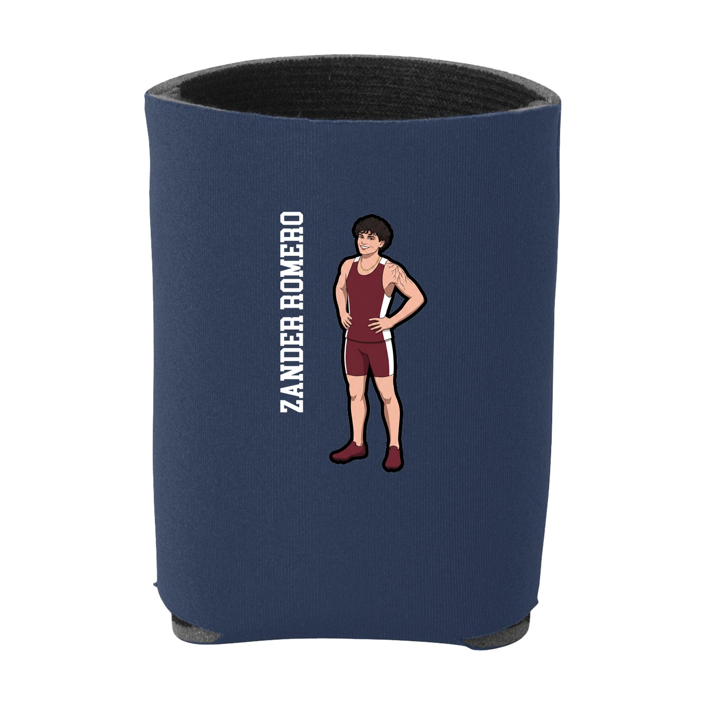 Can Holder — Name Vertical in Navy