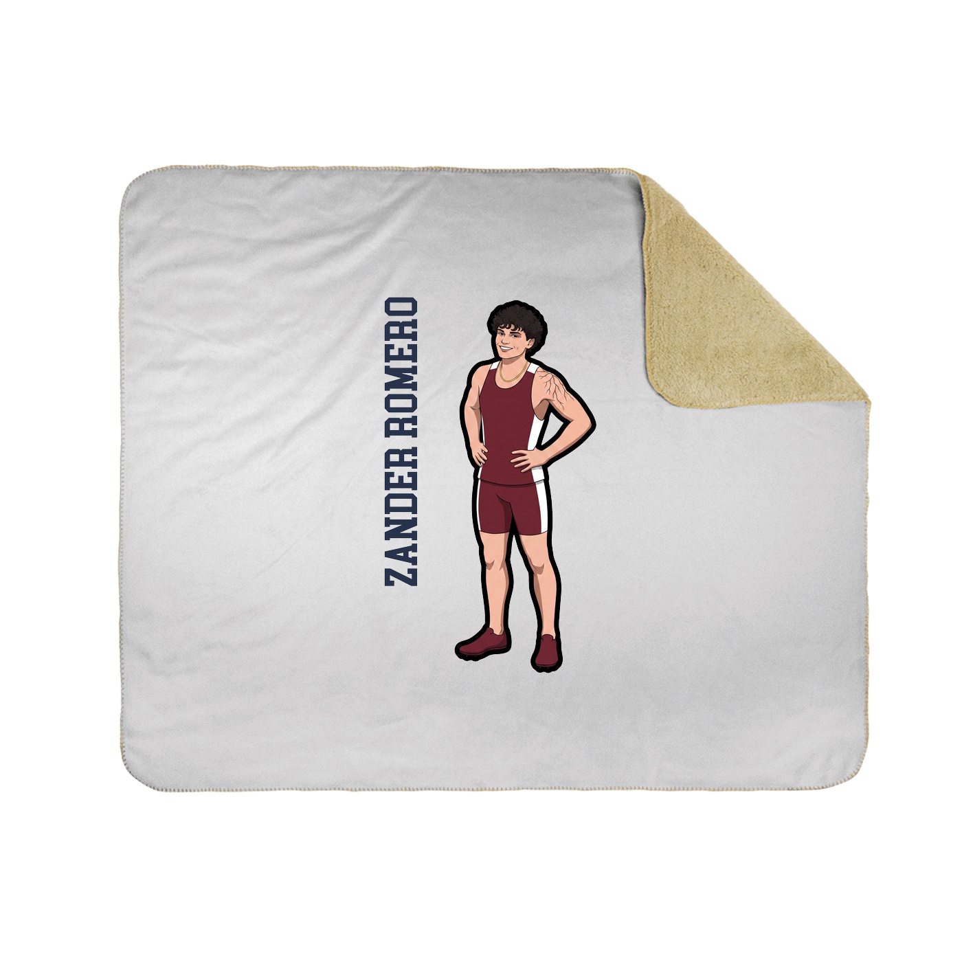 50x60 Sherpa Lined Throw Blanket