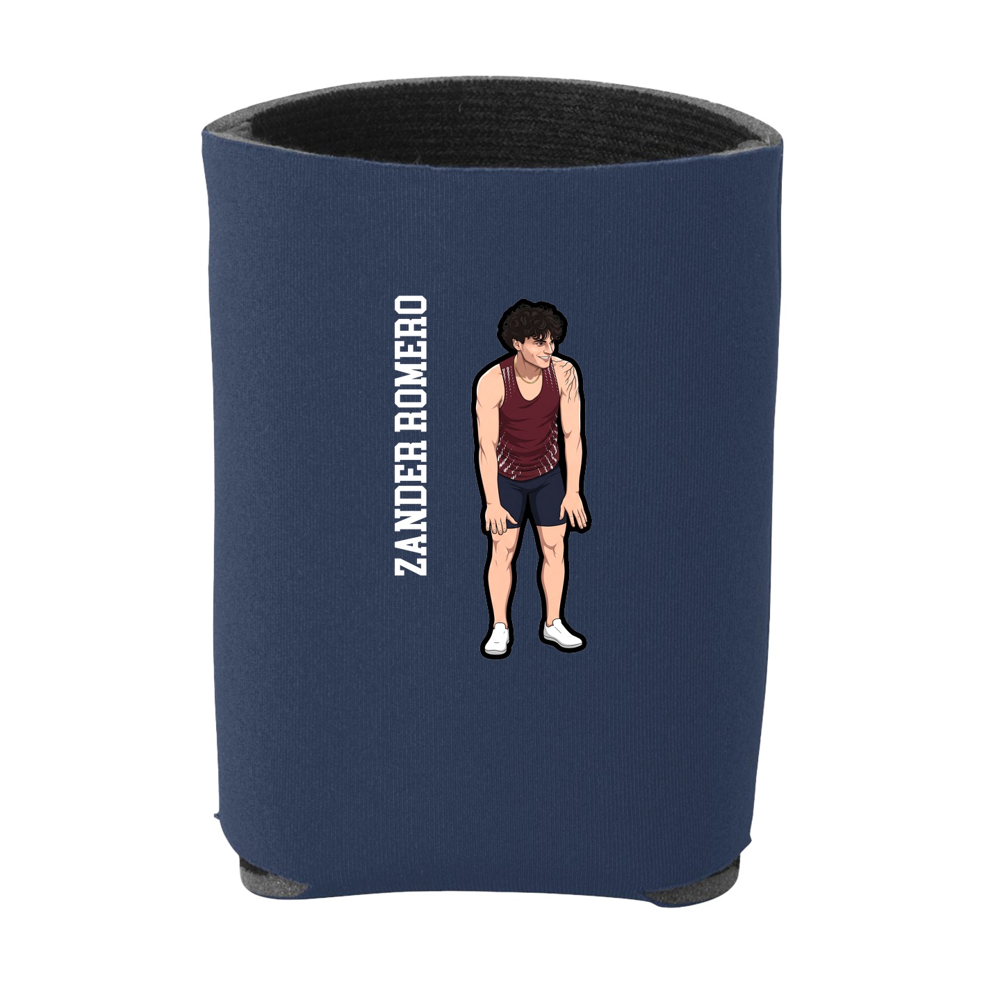Can Holder — Name Vertical in Navy