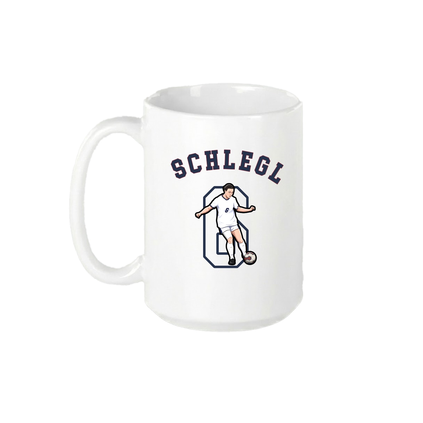 15oz Coffee Mug — Shirsey Arch in White