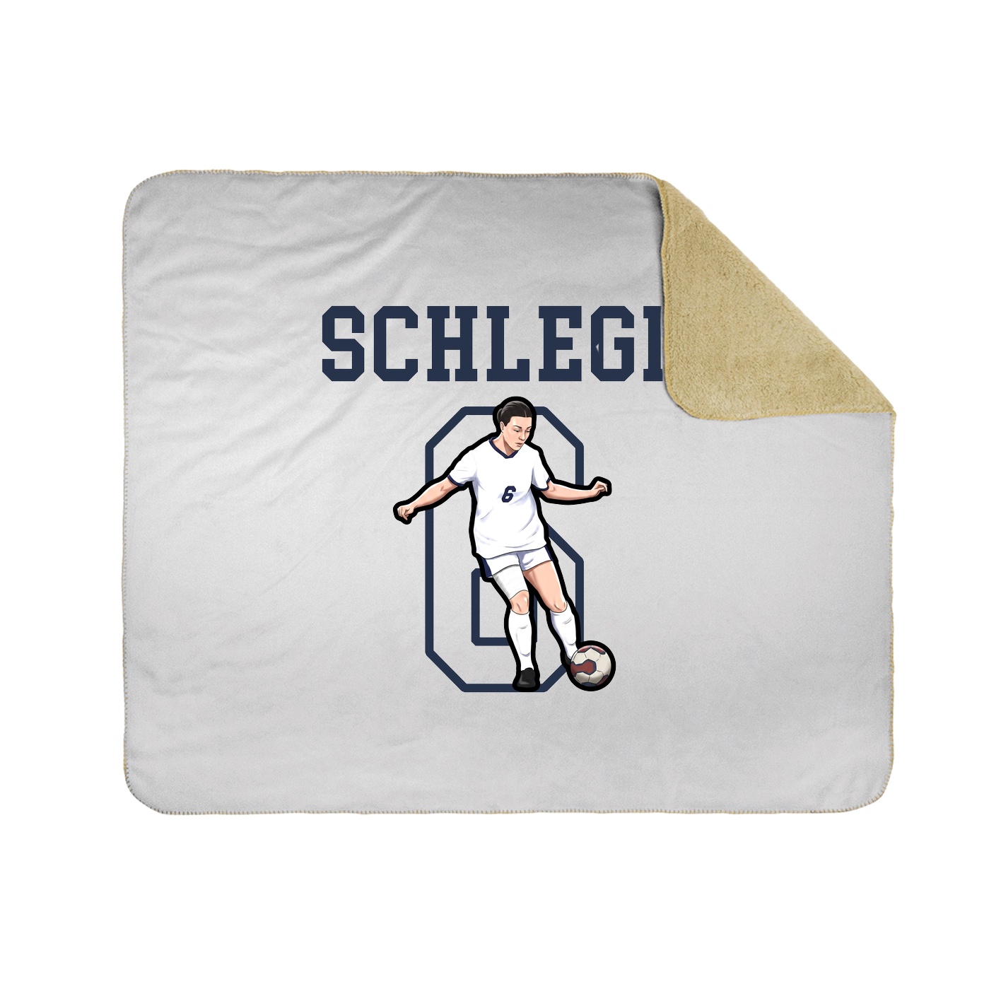 Throw Blanket — Shirsey in White
