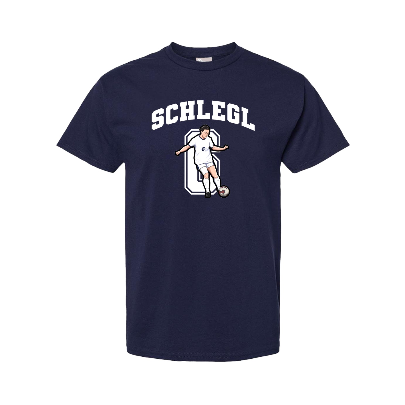 Tee — Number in Navy