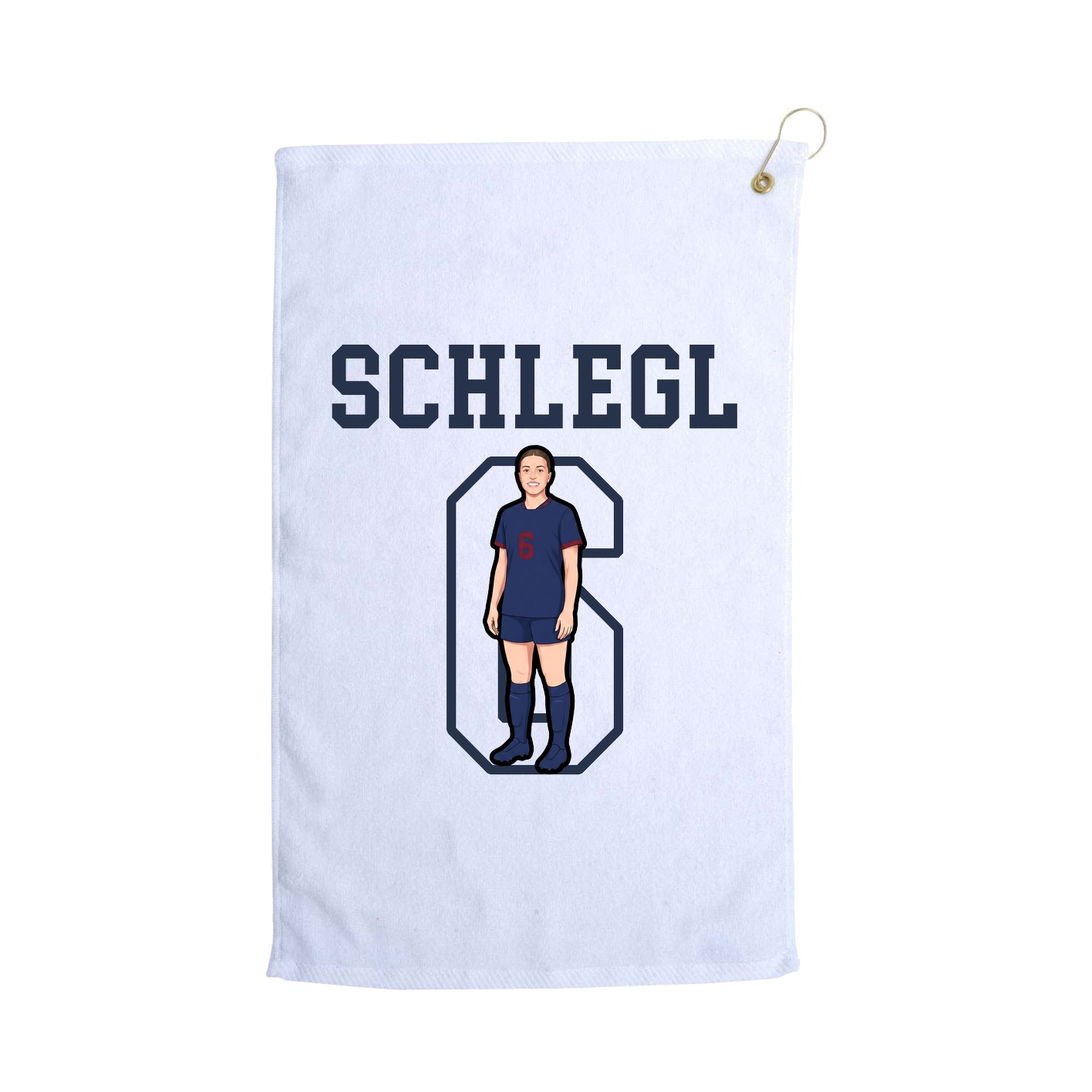 Golf Towel — Shirsey in White