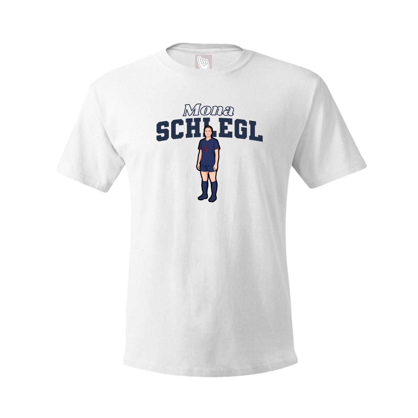 Tee — Name Arch in White
