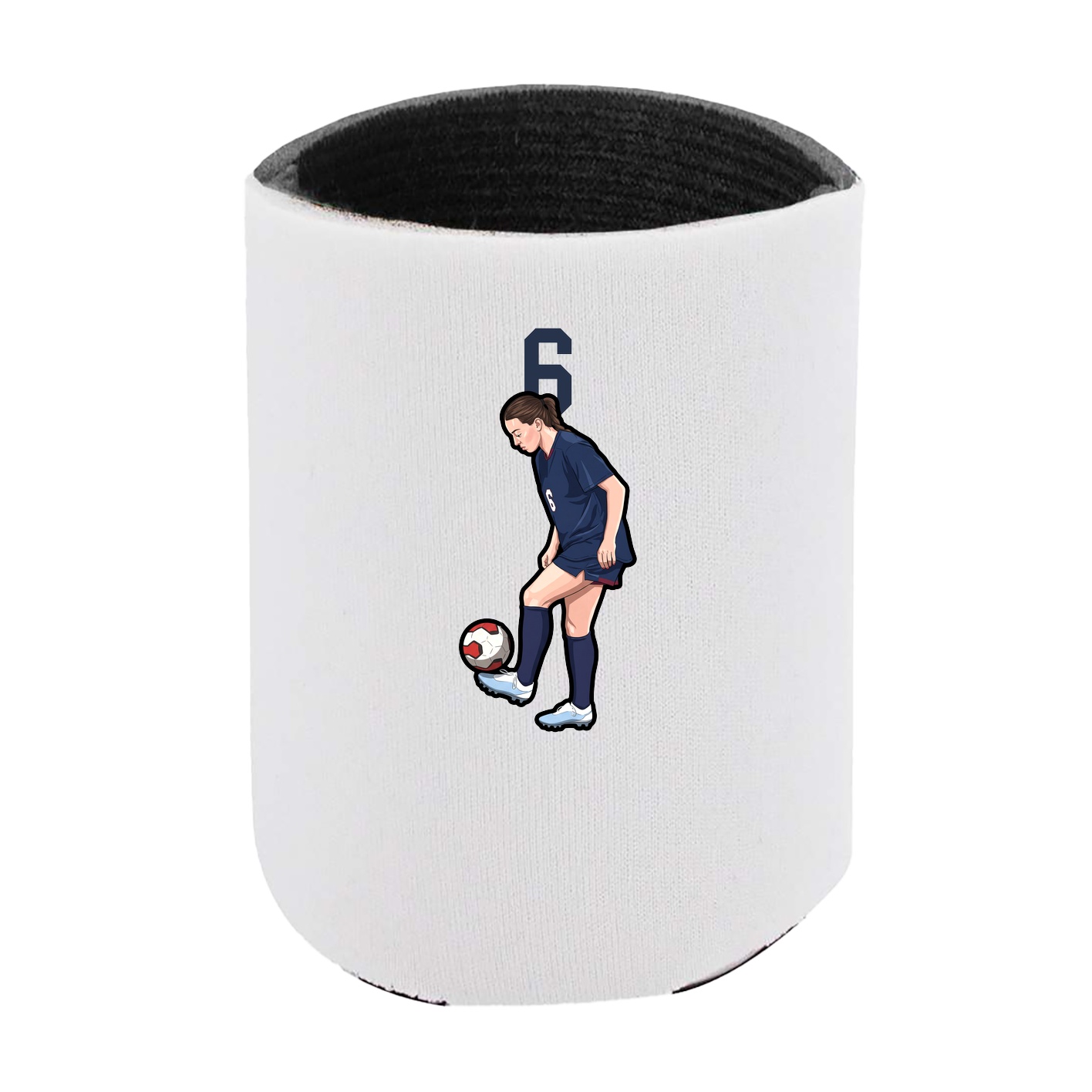 Can Holder — Number Top in White
