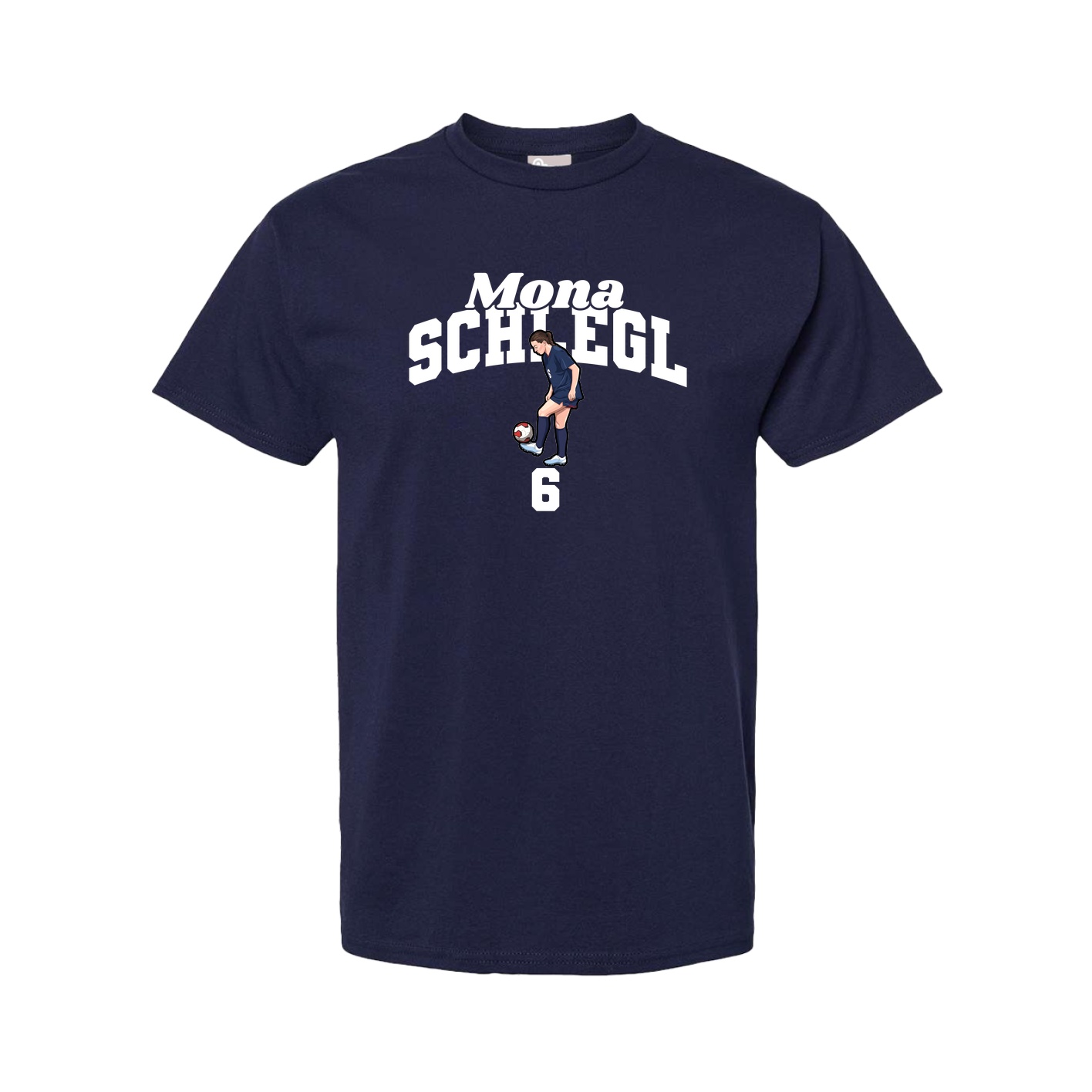 Youth Tee — Signature Arch in Navy