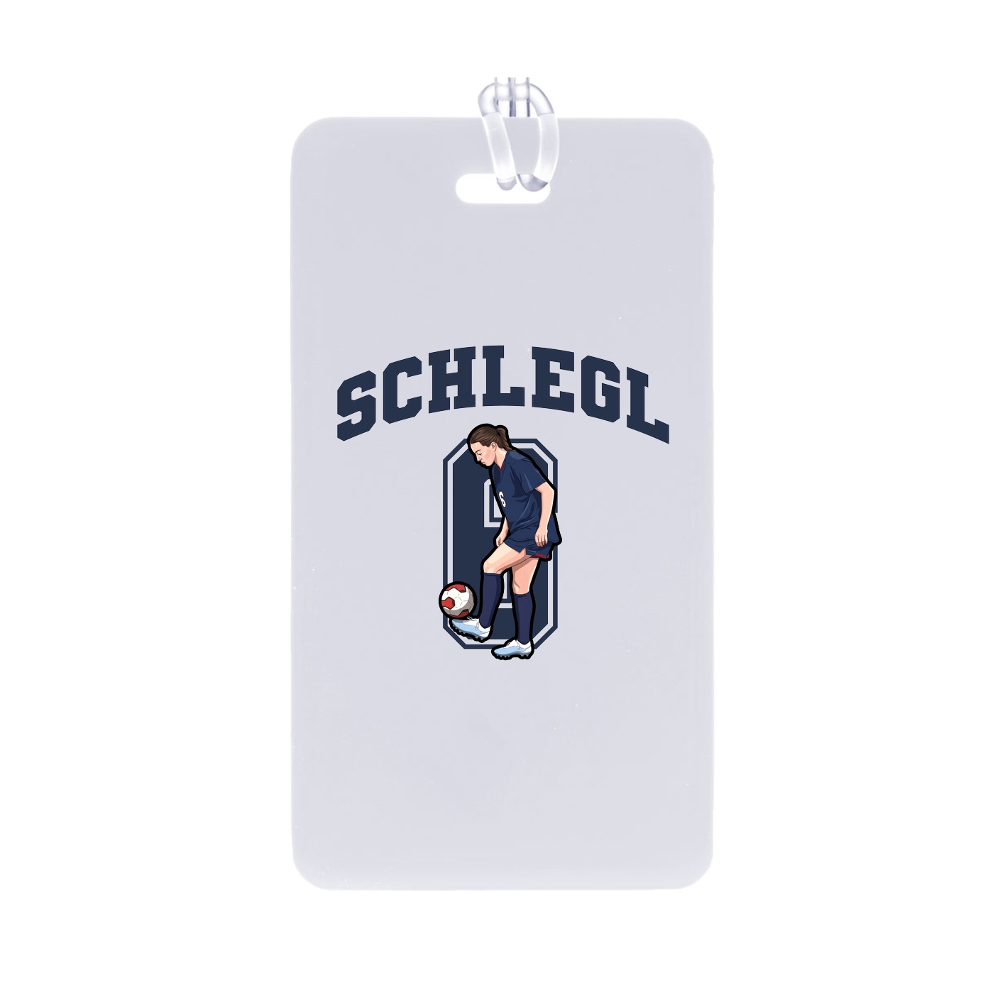 Bag Tag — Number in Classic