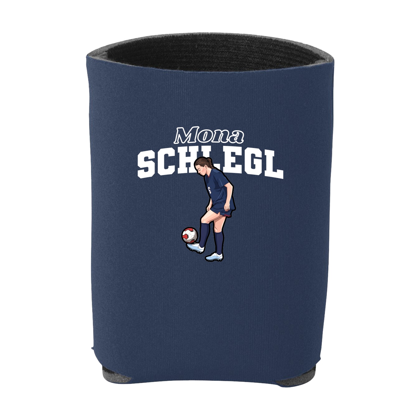 Can Holder — Name Arch in Navy