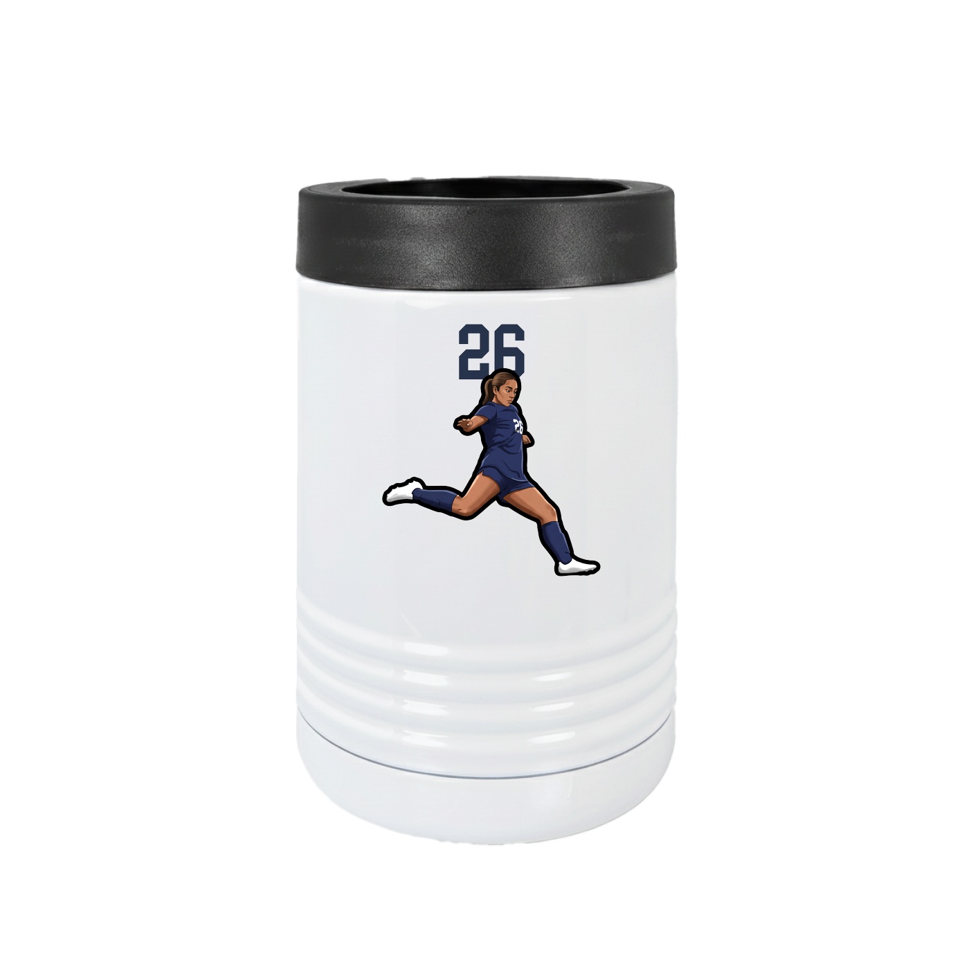 Beverage Holder — Number Top in White