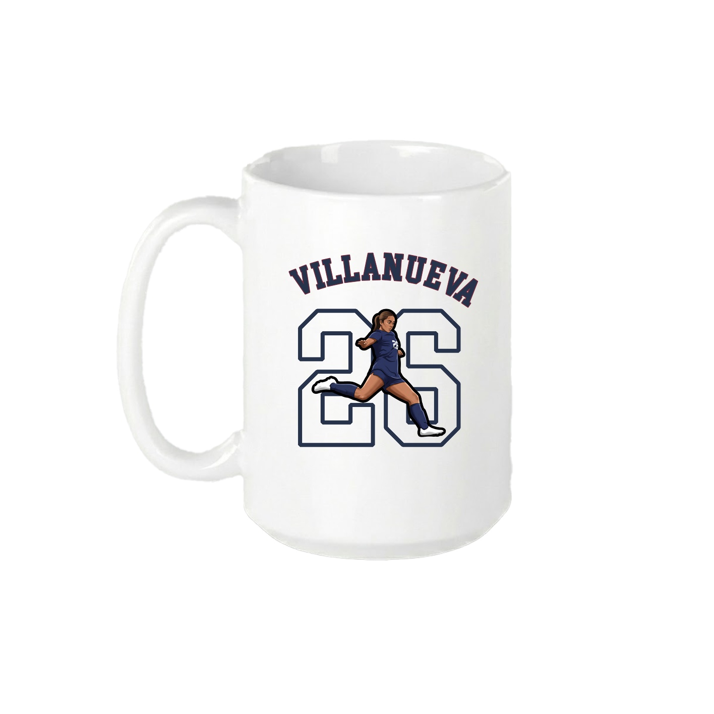 15oz Coffee Mug — Shirsey Arch in White