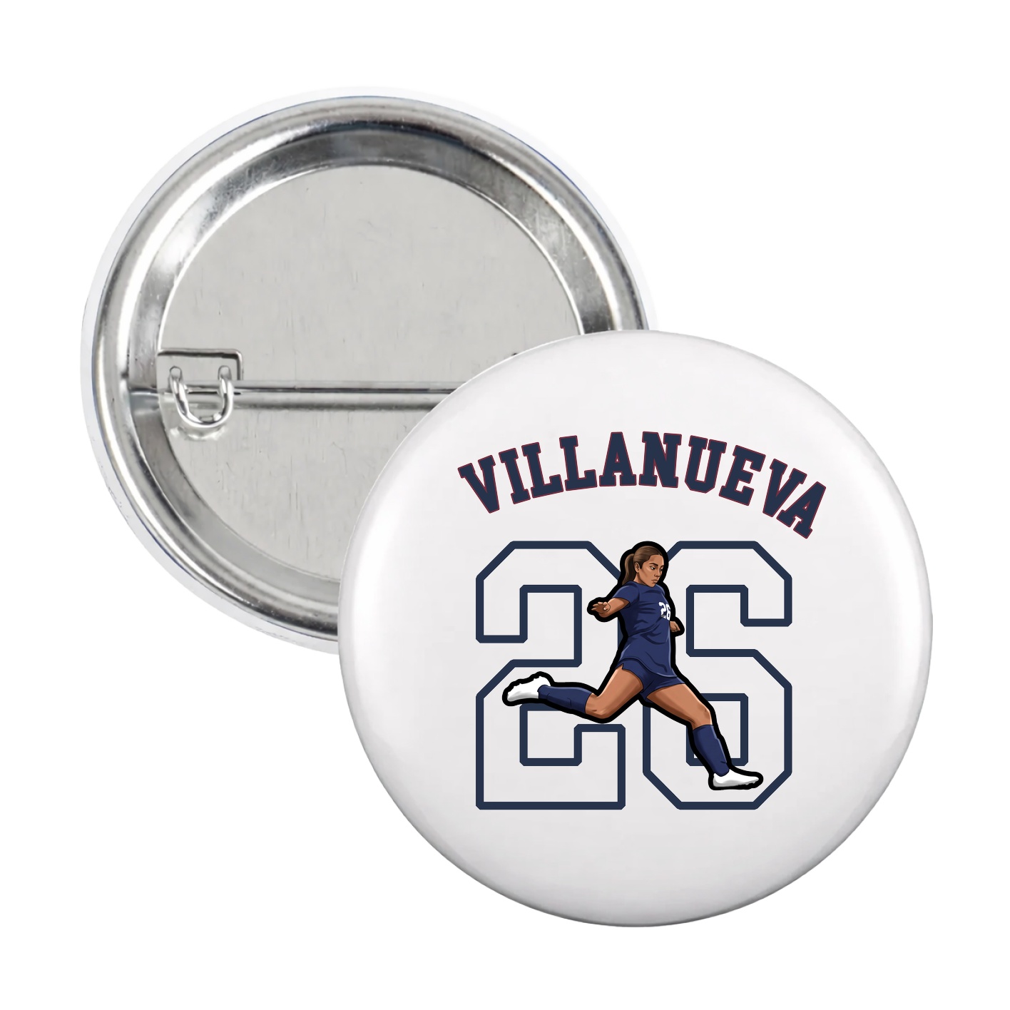 Game Day Button — Shirsey Arch in White