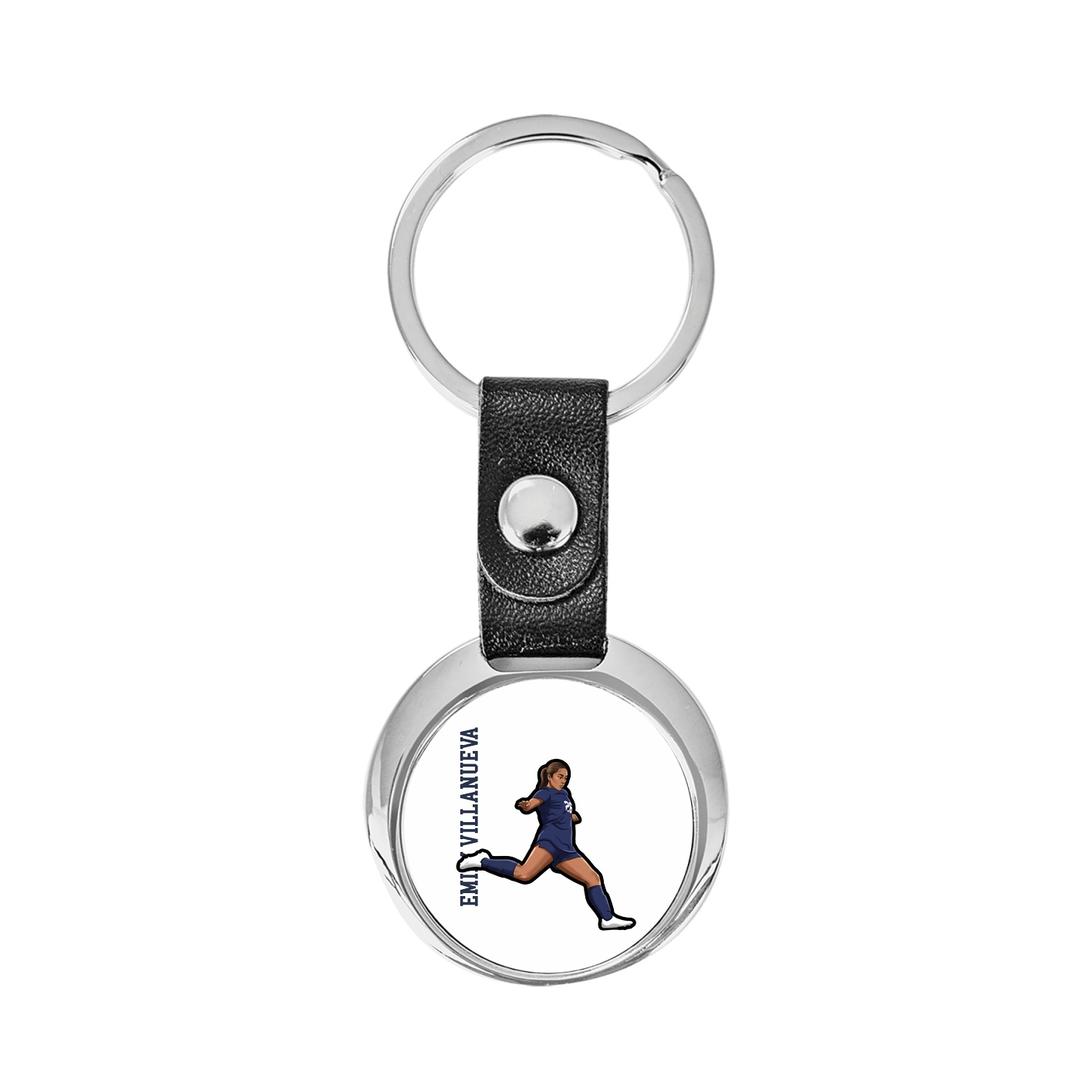 Key Chain — Name Vertical in Classic