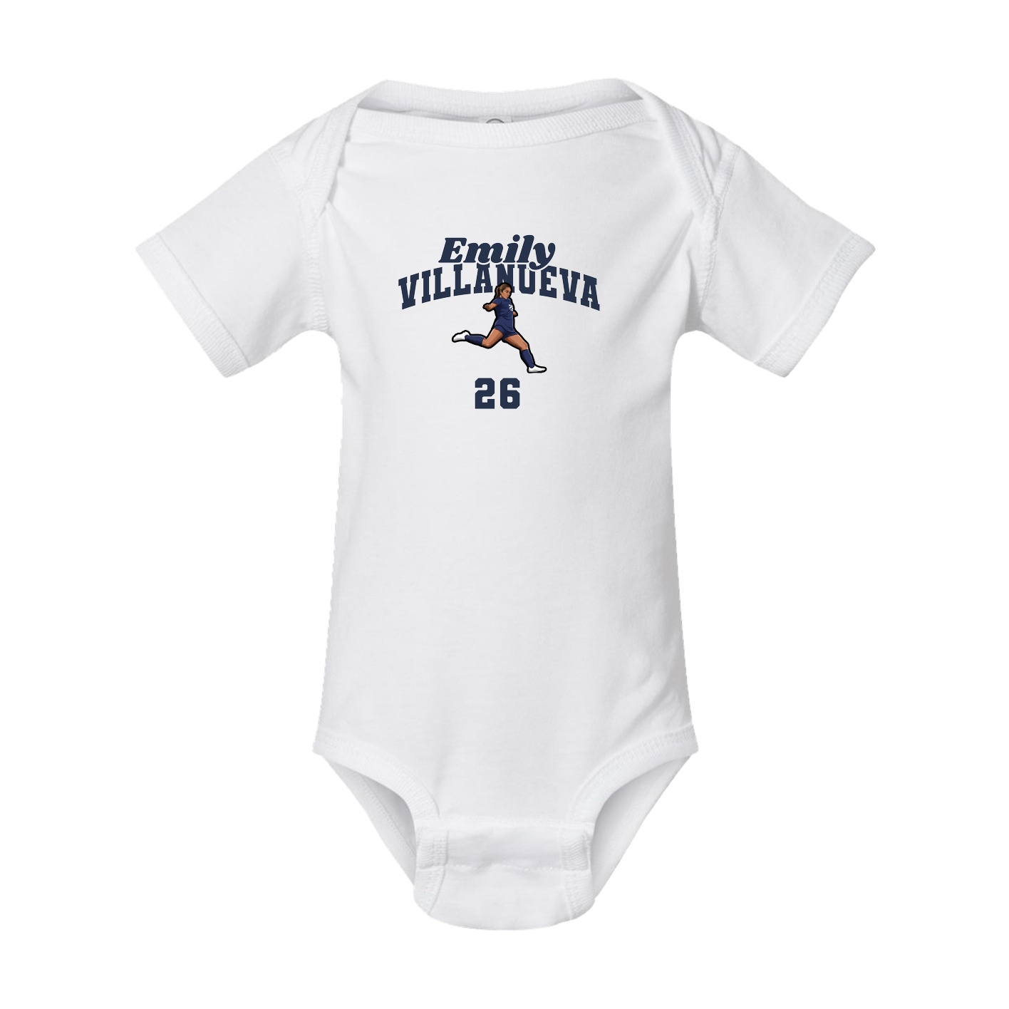 Baby Onesie — Signature Arch in White